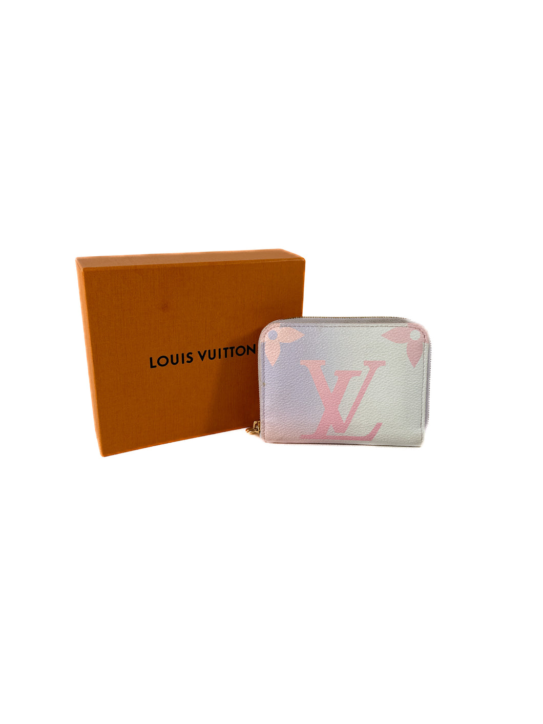 Louis Vuitton giant monogram sunrise pastel zippy wallet (microchip)