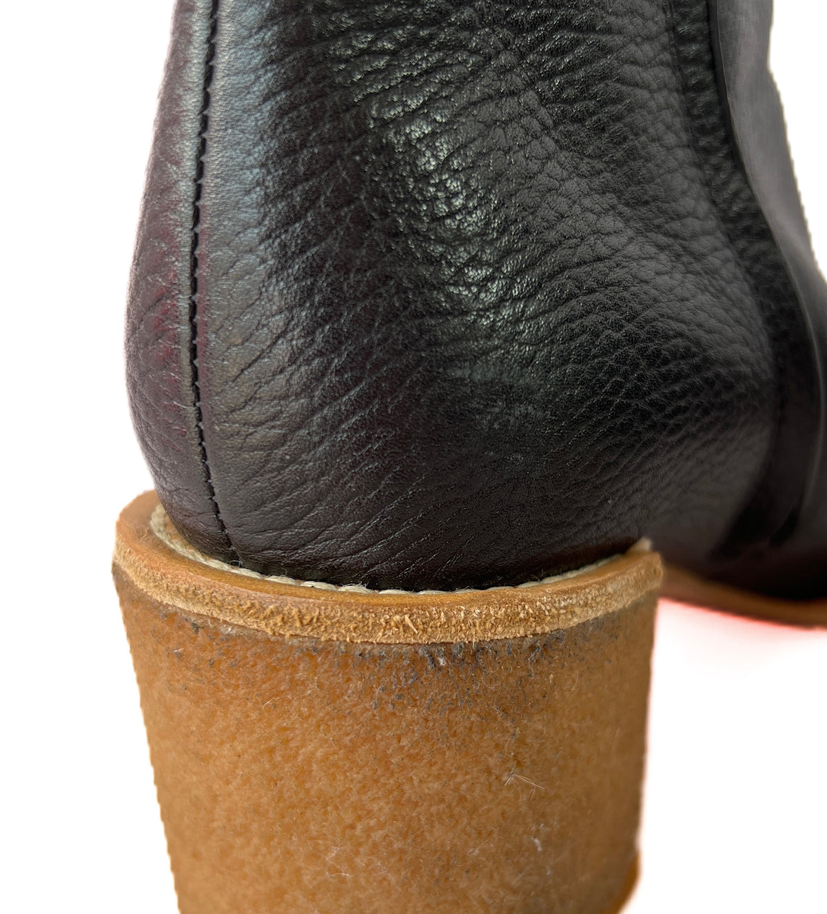 See by Chloe black leather heeled boots size 37.5