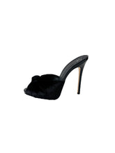 Giuseppe Zanotti black Bridget velvet mules size 37.5 BOX