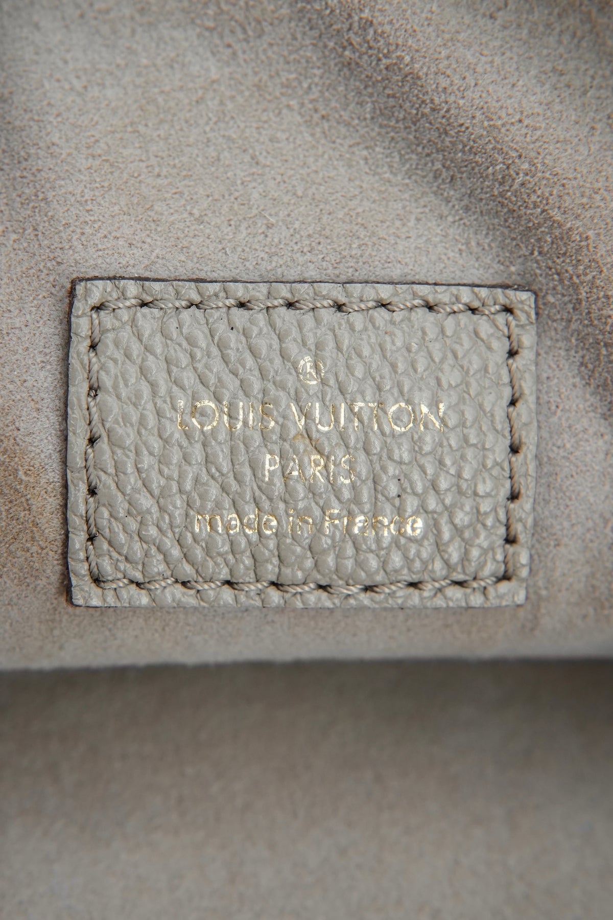 Louis Vuitton monogram empreinte taupe Maida hobo