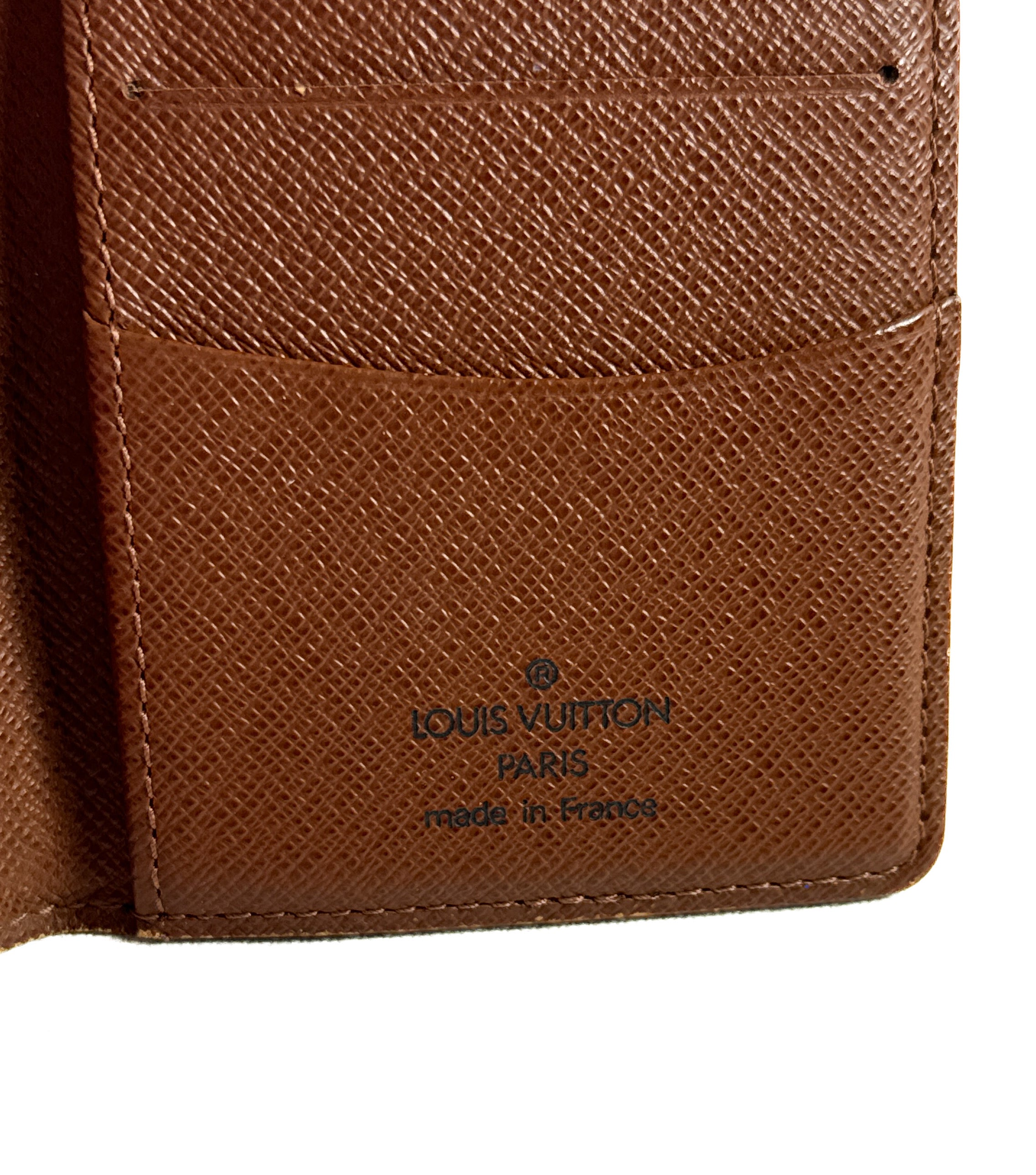 Louis Vuitton monogram bifold pass card wallet MI0025