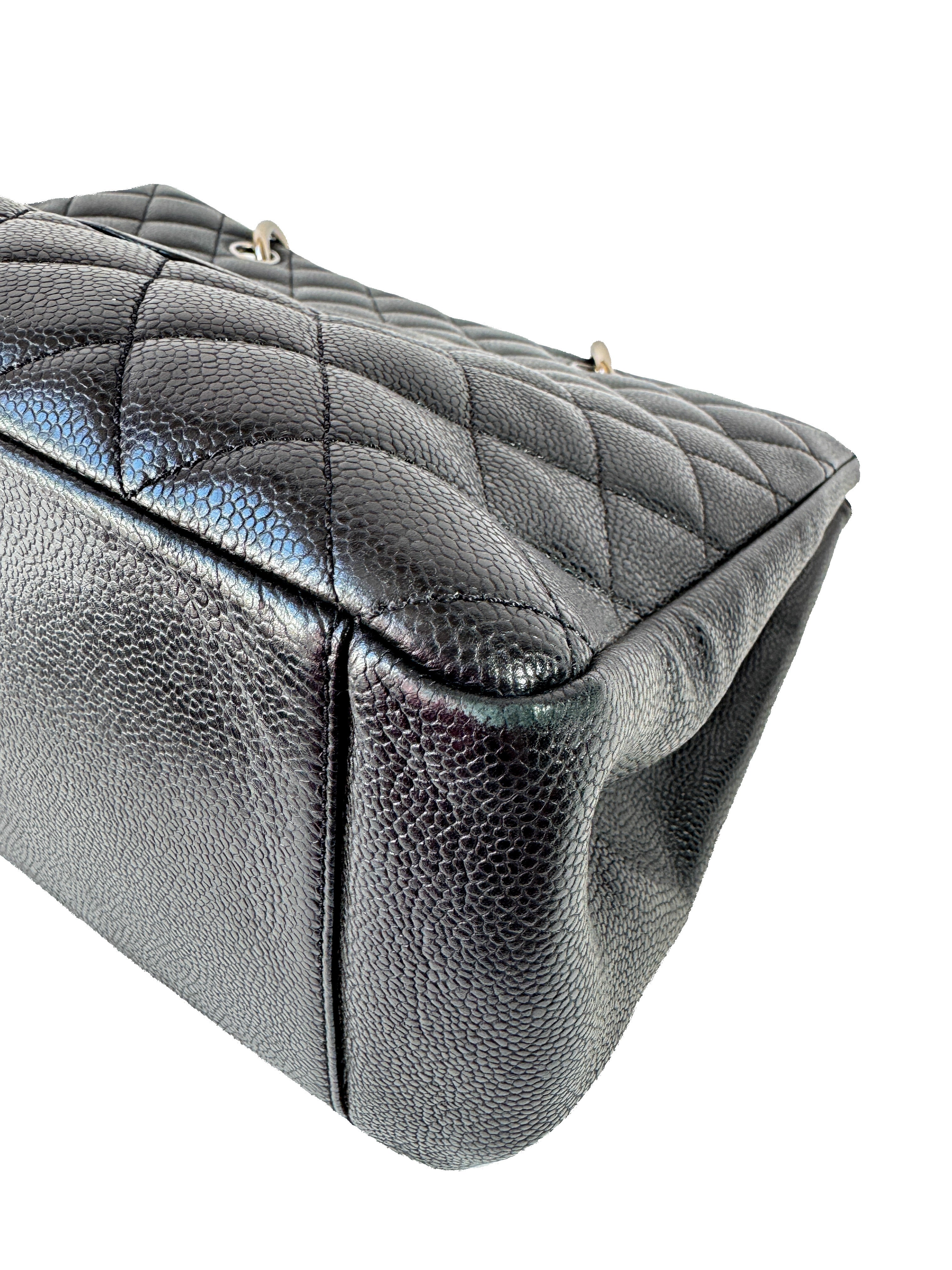 Chanel GST Grand Shopper Black Caviar Tote 13143709