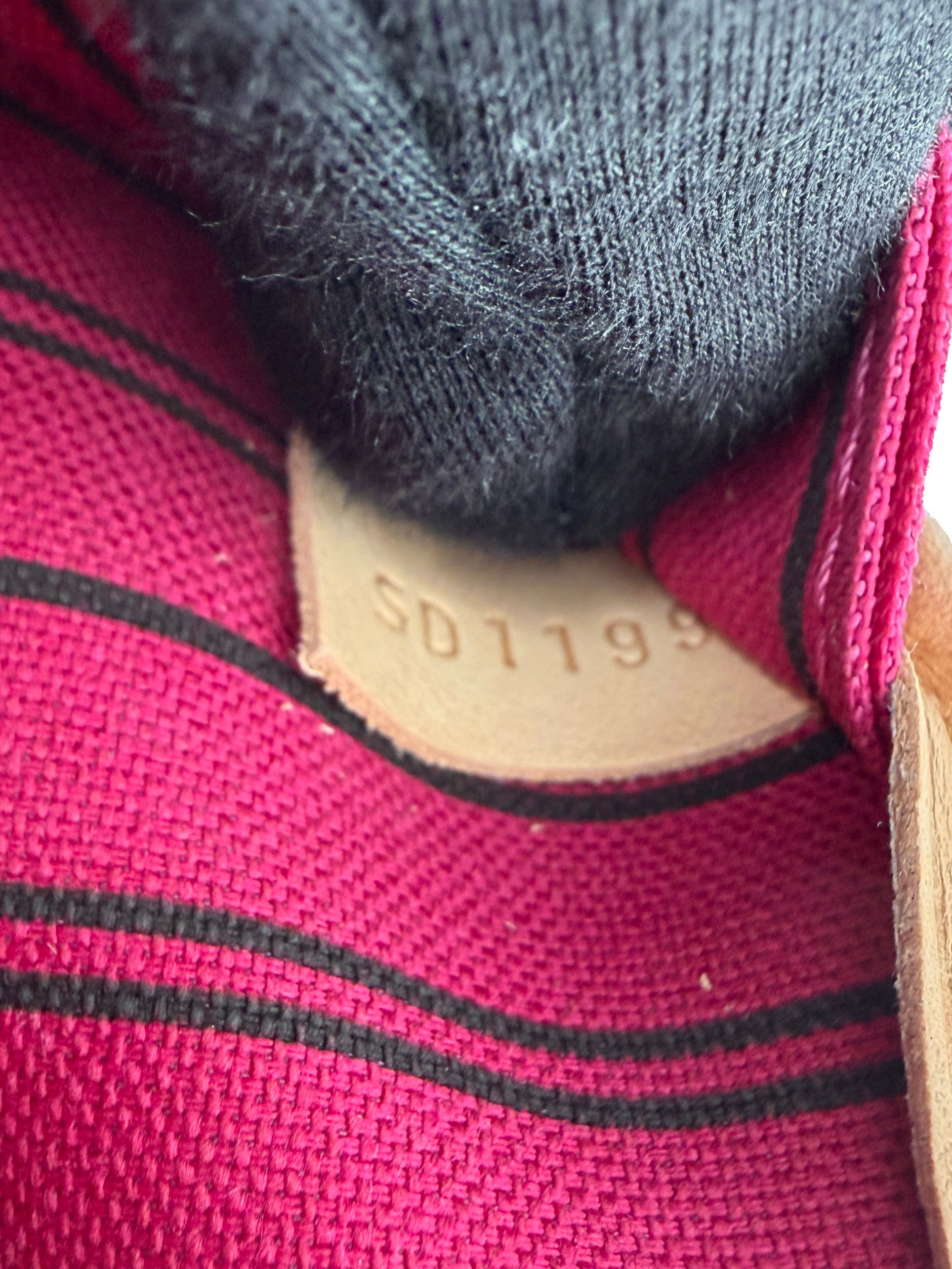 Louis Vuitton Neverfull MM w/pouch fuschia SD1199