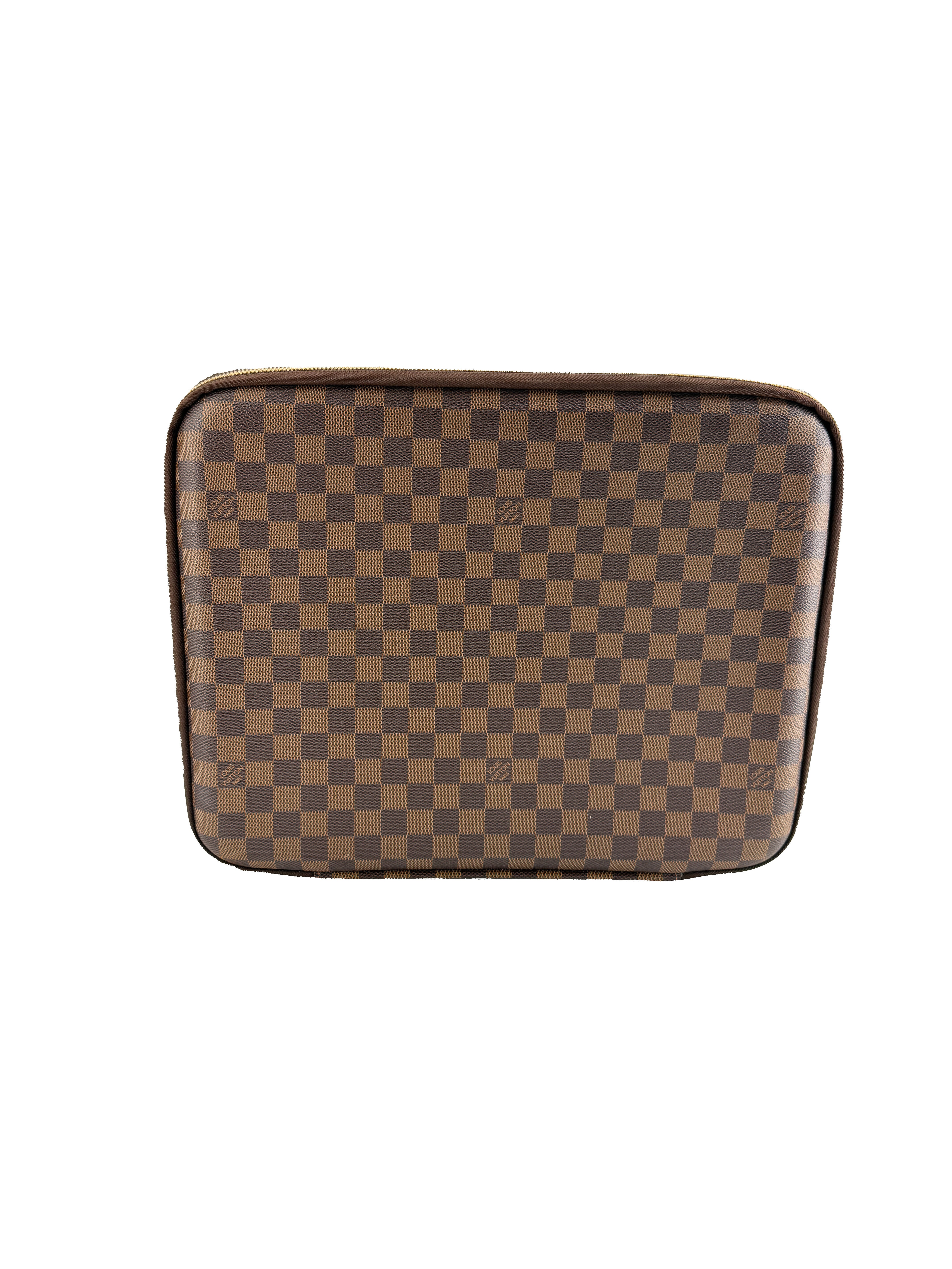 Louis Vuitton damier ebene laptop sleeve VI2029