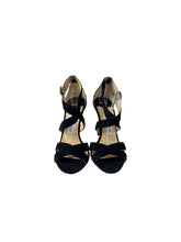 Jimmy Choo black suede Lottie heels size 37 (7)