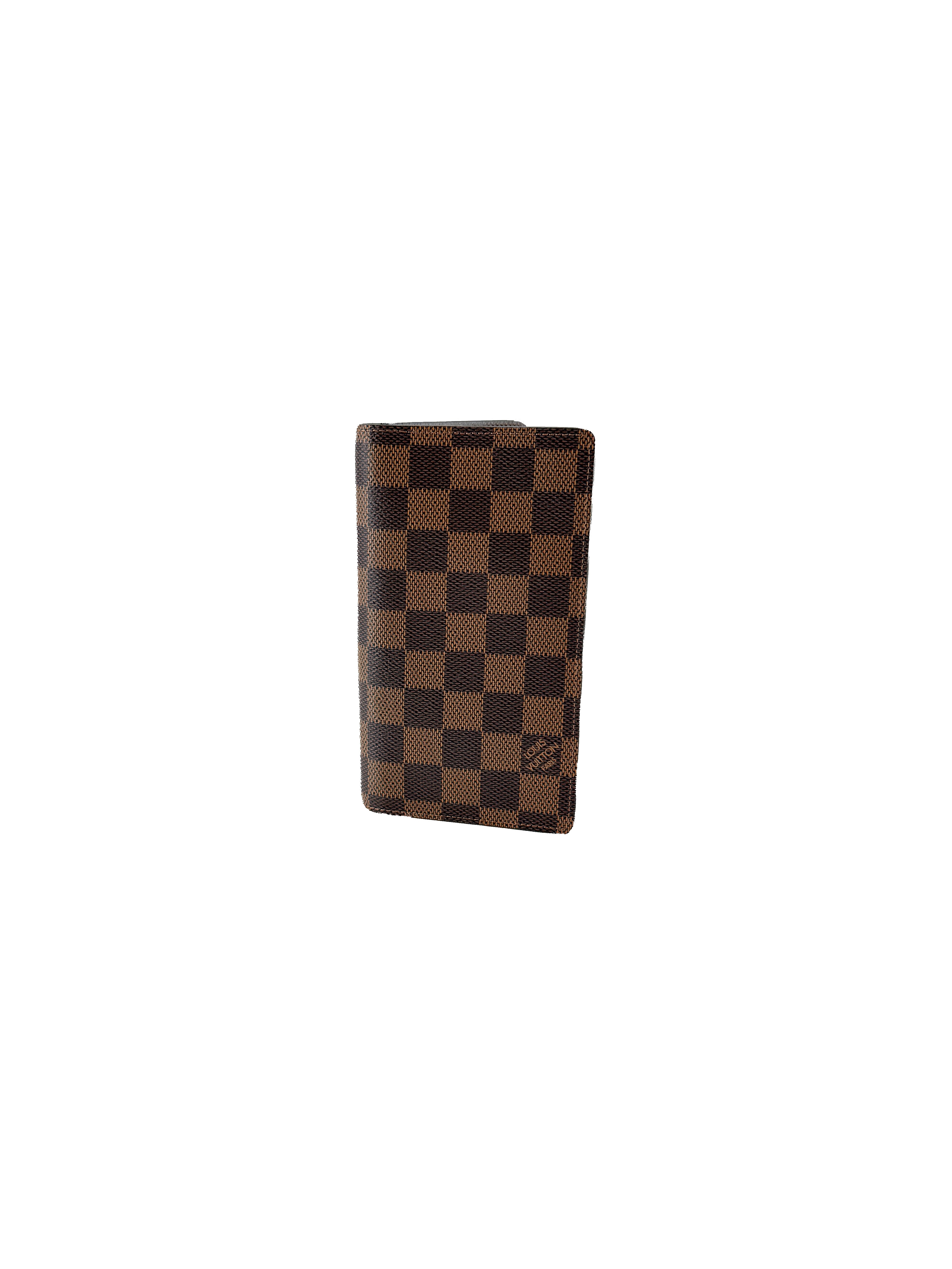 Louis Vuitton damier ebene Portefeuille Brazza wallet NFC