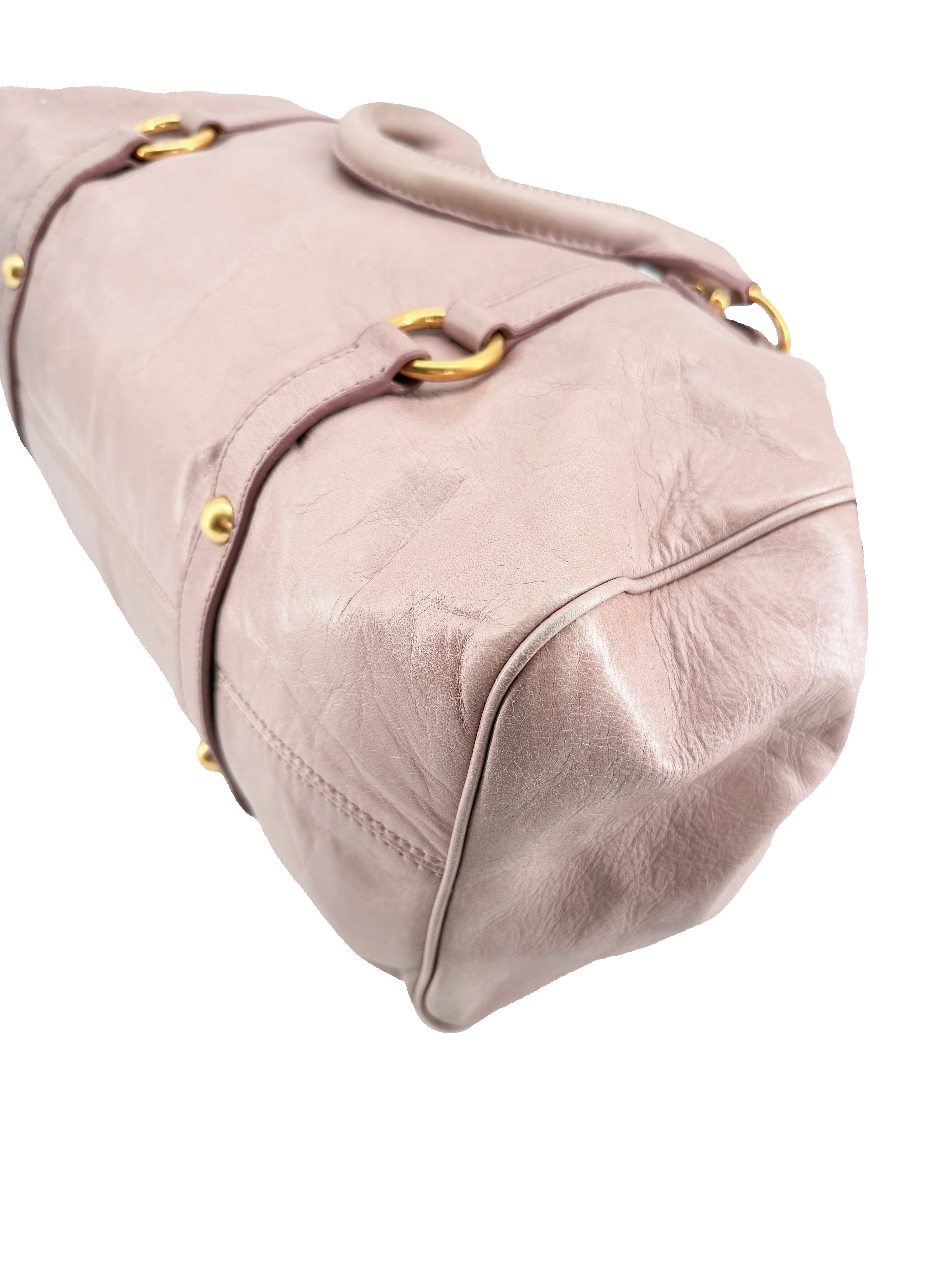 Miu Miu taupe blush Bow satchel 197