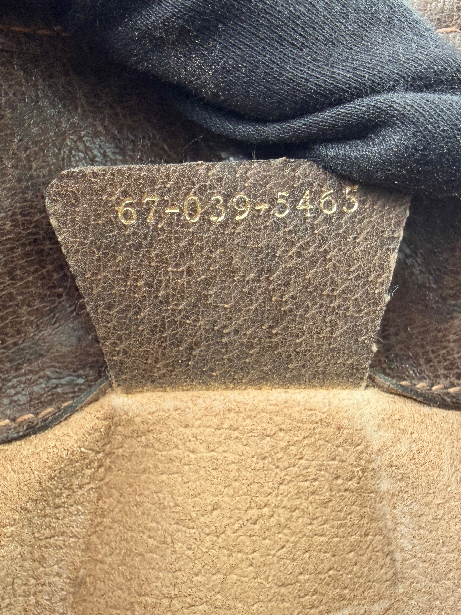 Gucci vintage brown micro GG clutch/wristlet 67-039-5465