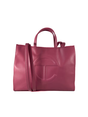 Telfar pink medium shopping bag