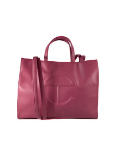 Telfar pink medium shopping bag