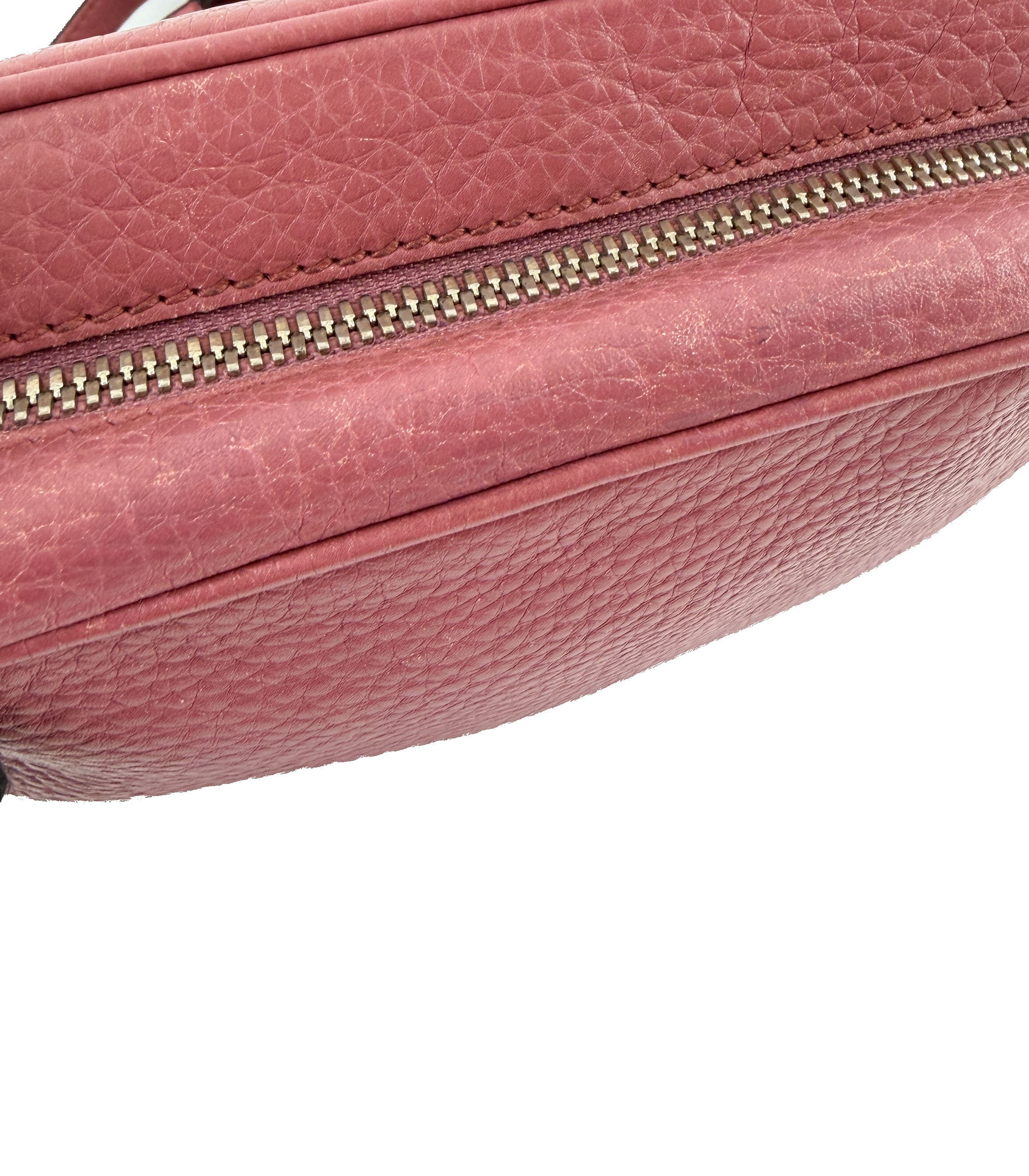Gucci pink leather Soho Disco crossbody 308364 498879