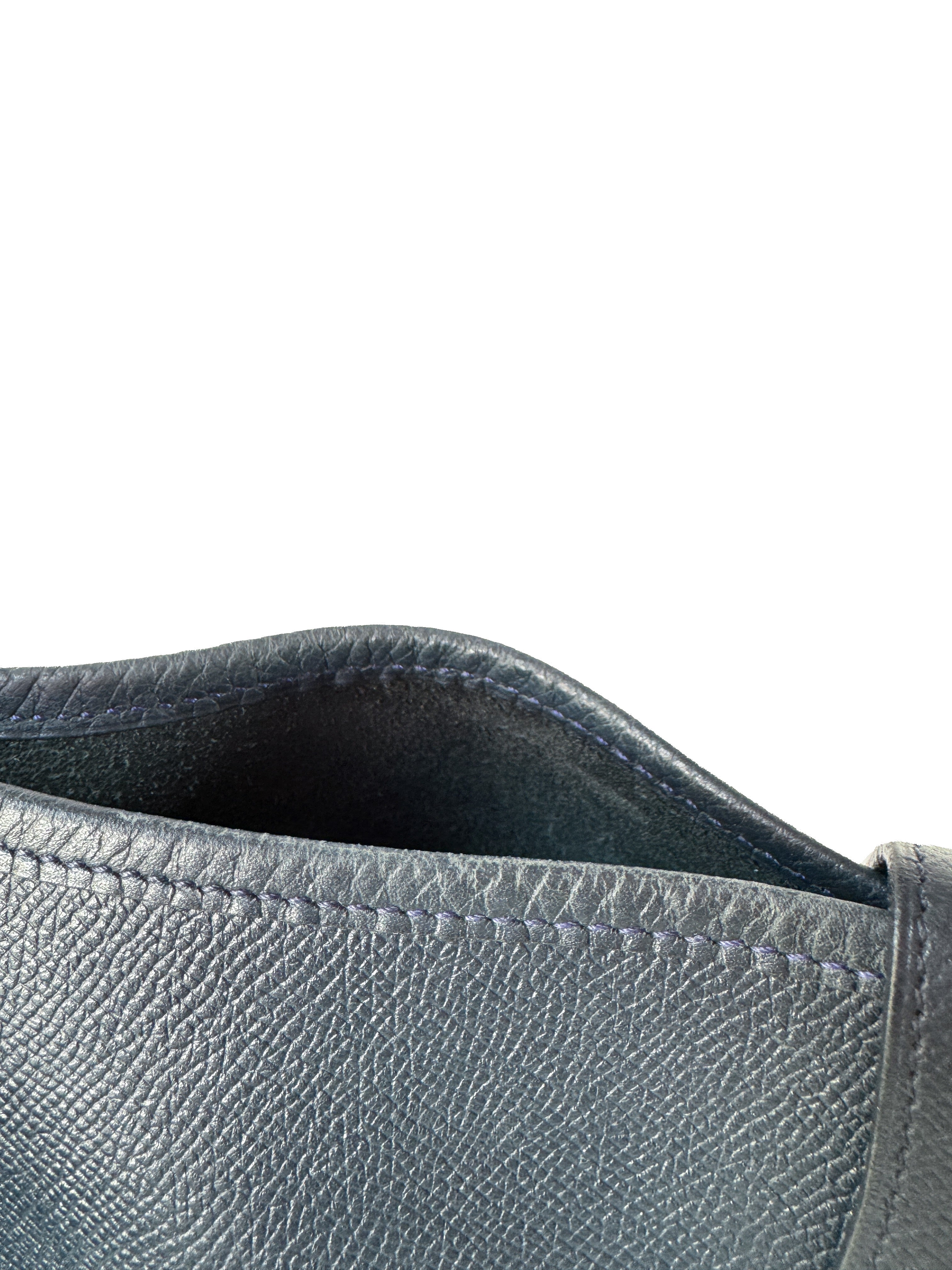 Hermès Courchevel Evelyne GM Bleu Nuit (1995)