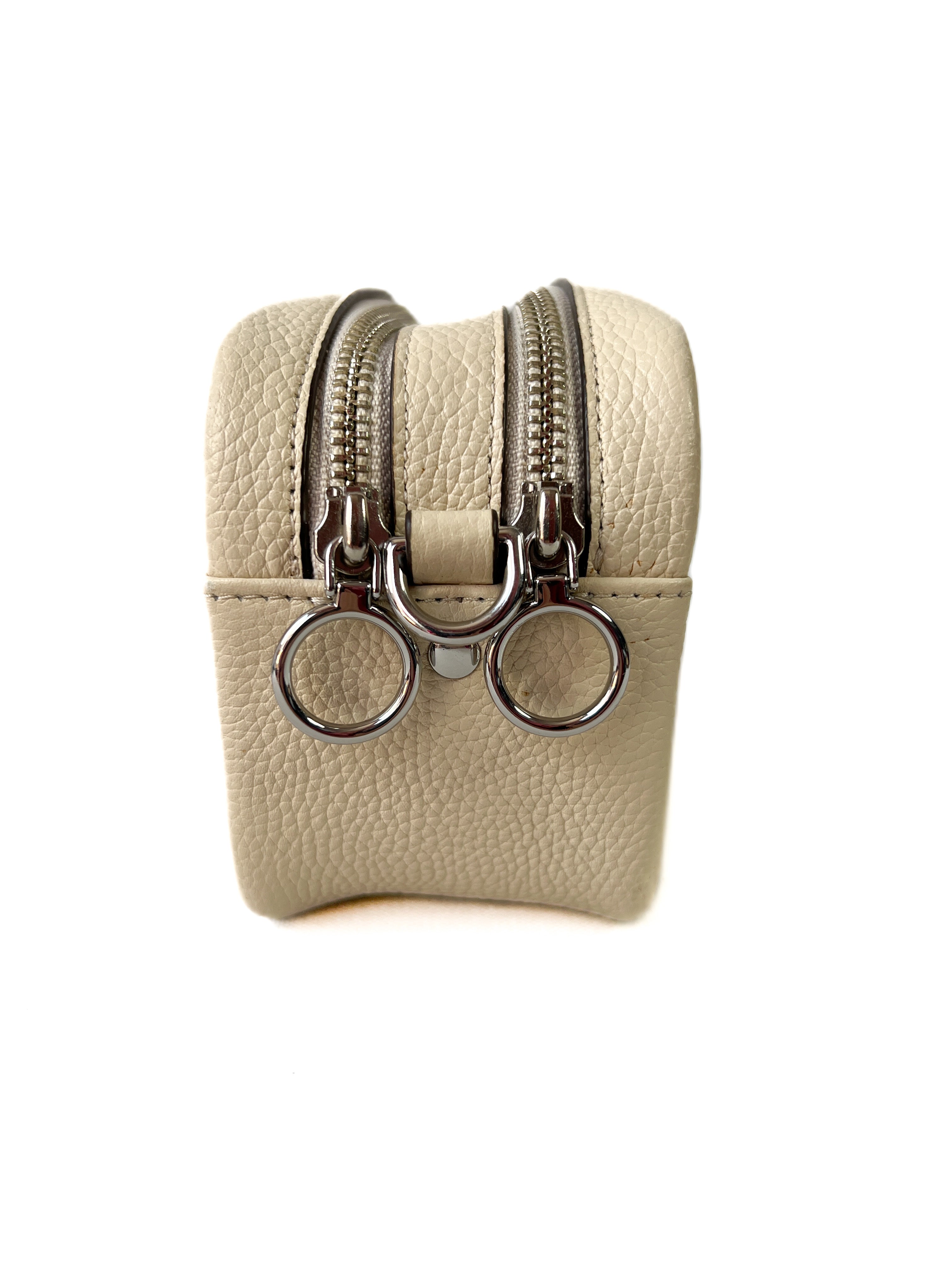 Tory Burch mini Perry cream leather crossbody