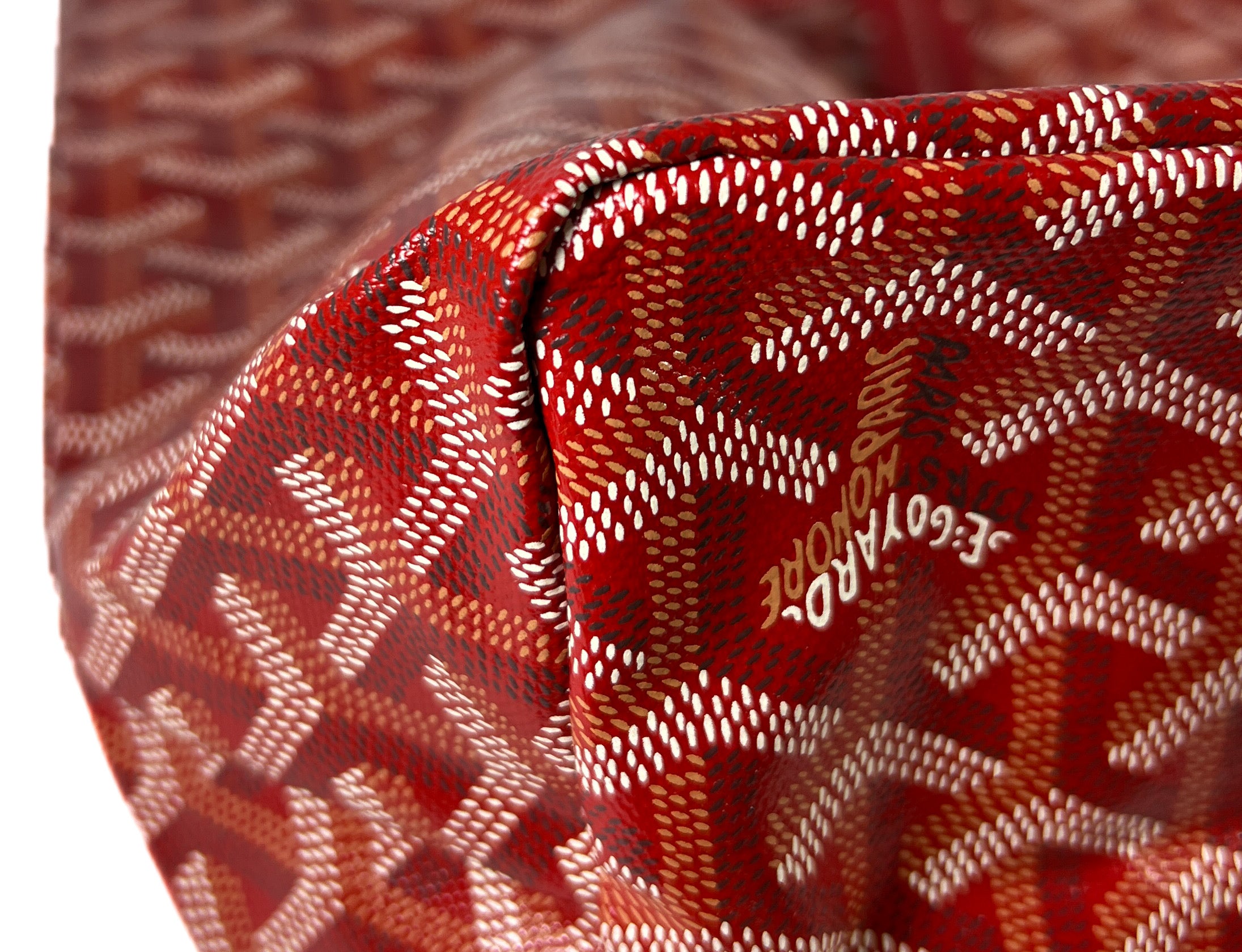 Goyard Saint Louis red tote PM