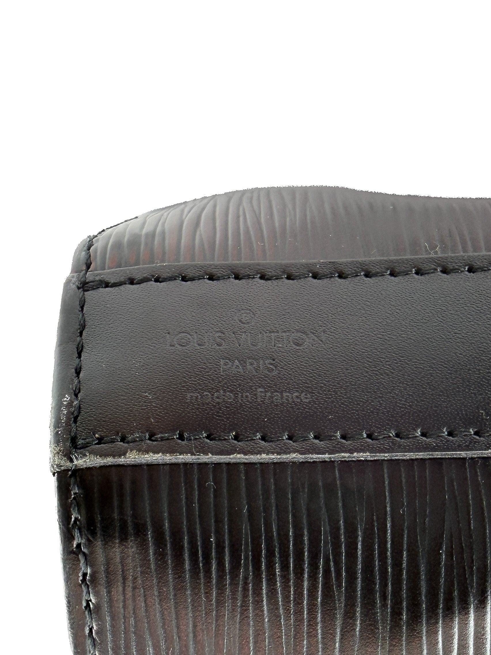 Louis Vuitton black epi Sac D'Epaule PM VI1918