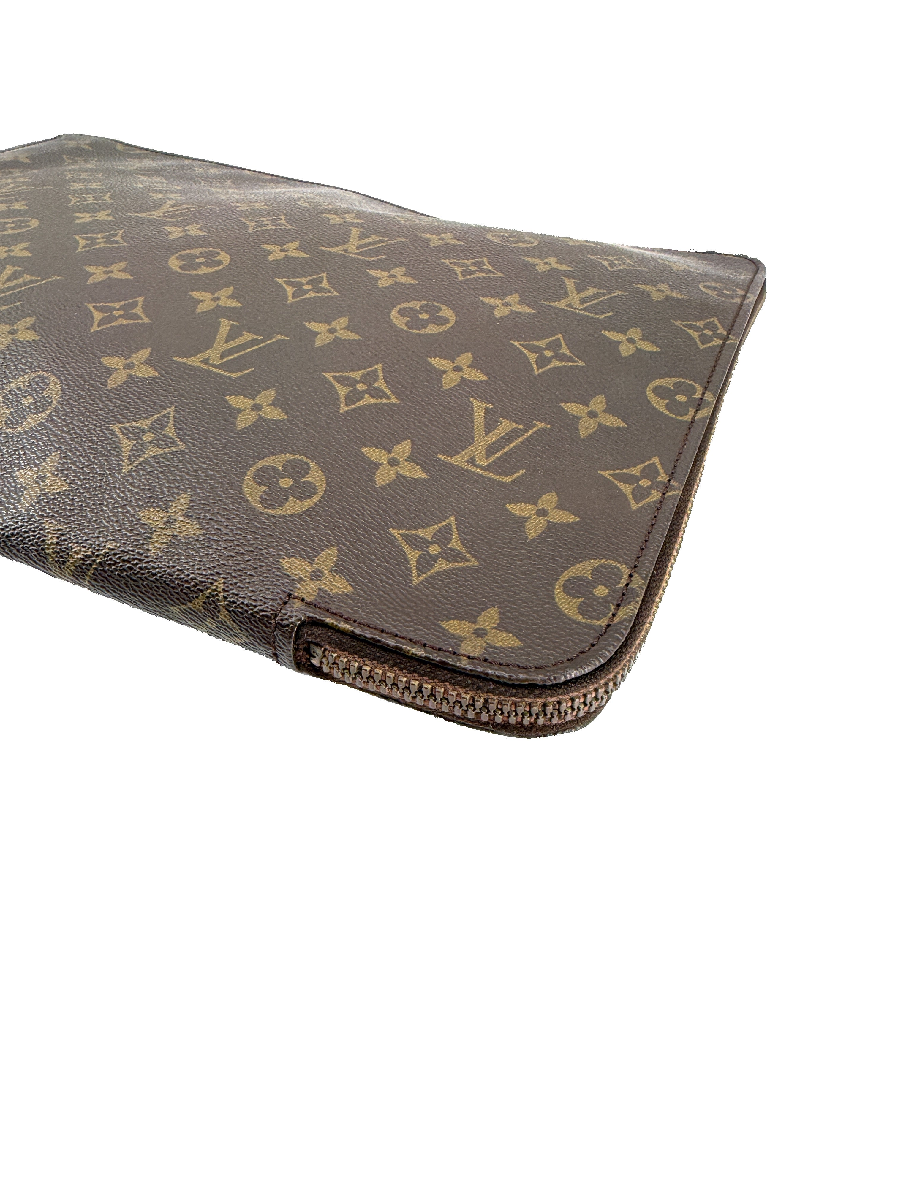 Louis Vuitton monogram Porte Documents case 854