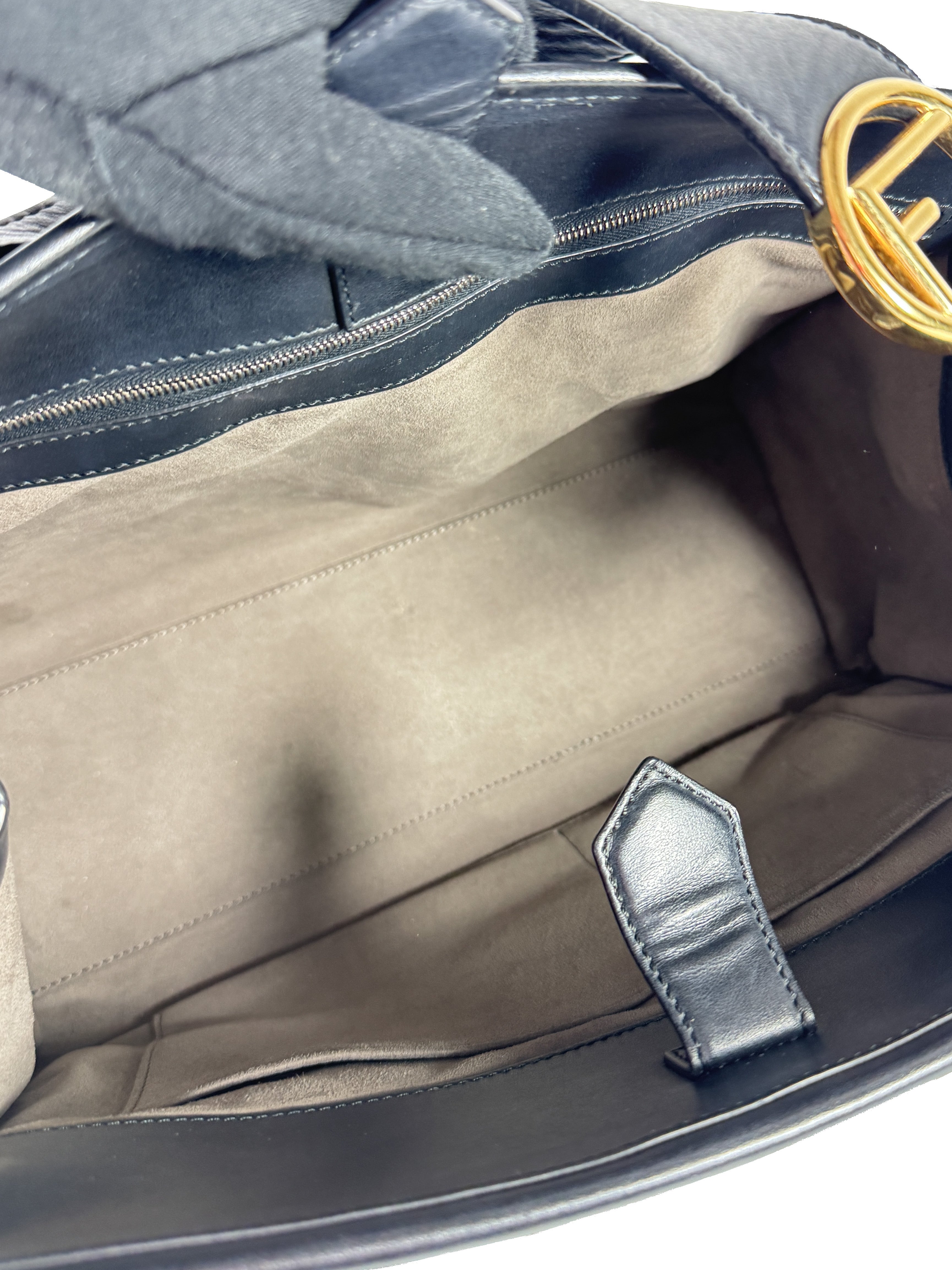 Fendi black leather medium Runaway bag 8BH34321H1798465