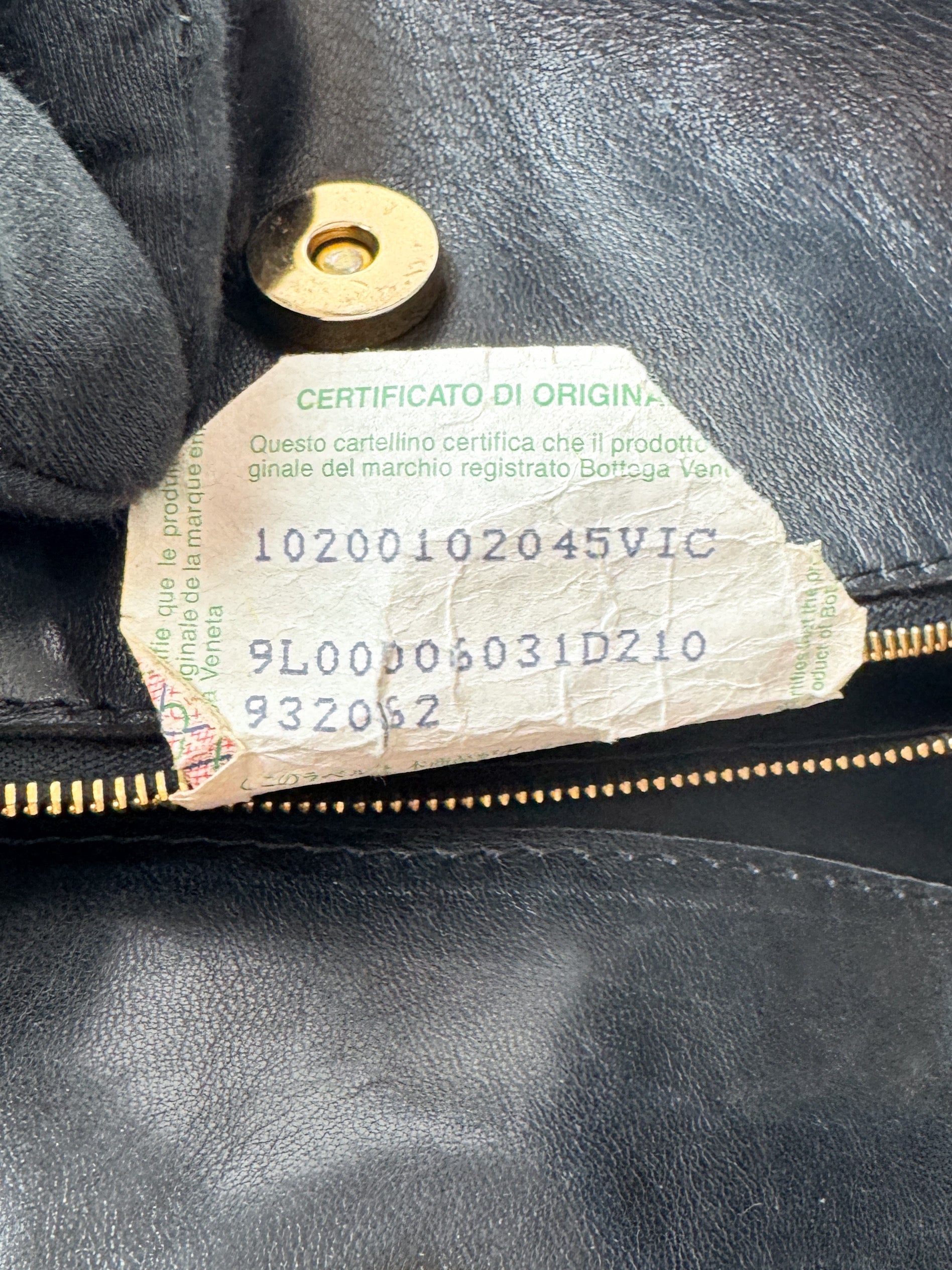 Bottega Veneta Intreciatto black/white drawstring bucket bag 10932062