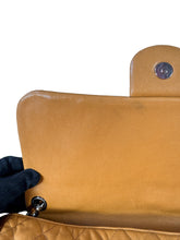 Chanel brown quilted chain around maxi flap shoulder bag 17236173