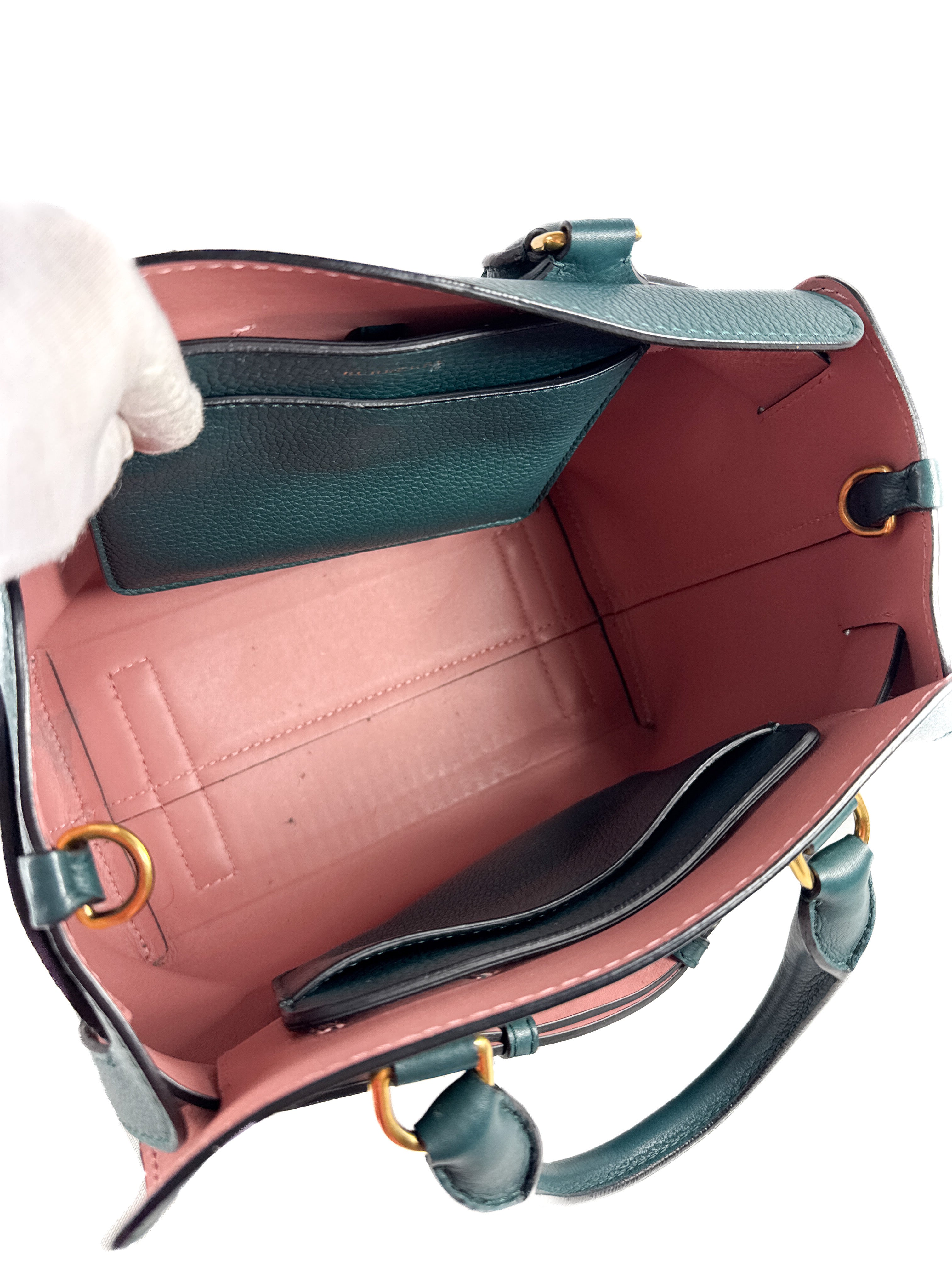 Burberry dark cyan small belt bag CFPLIW130