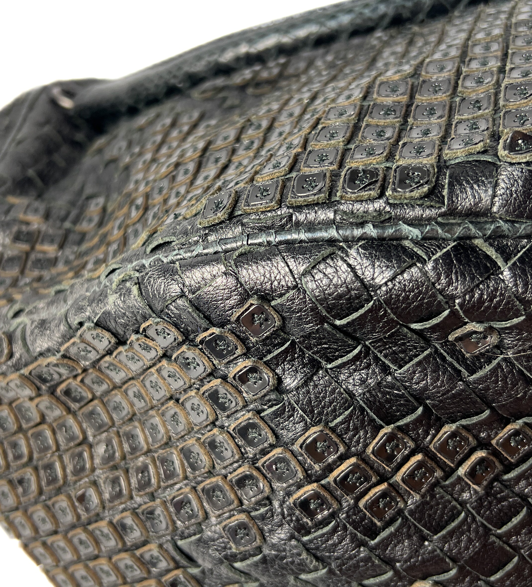 Bottega Veneta black limited edition Intrecciato Parachute shoulder bag