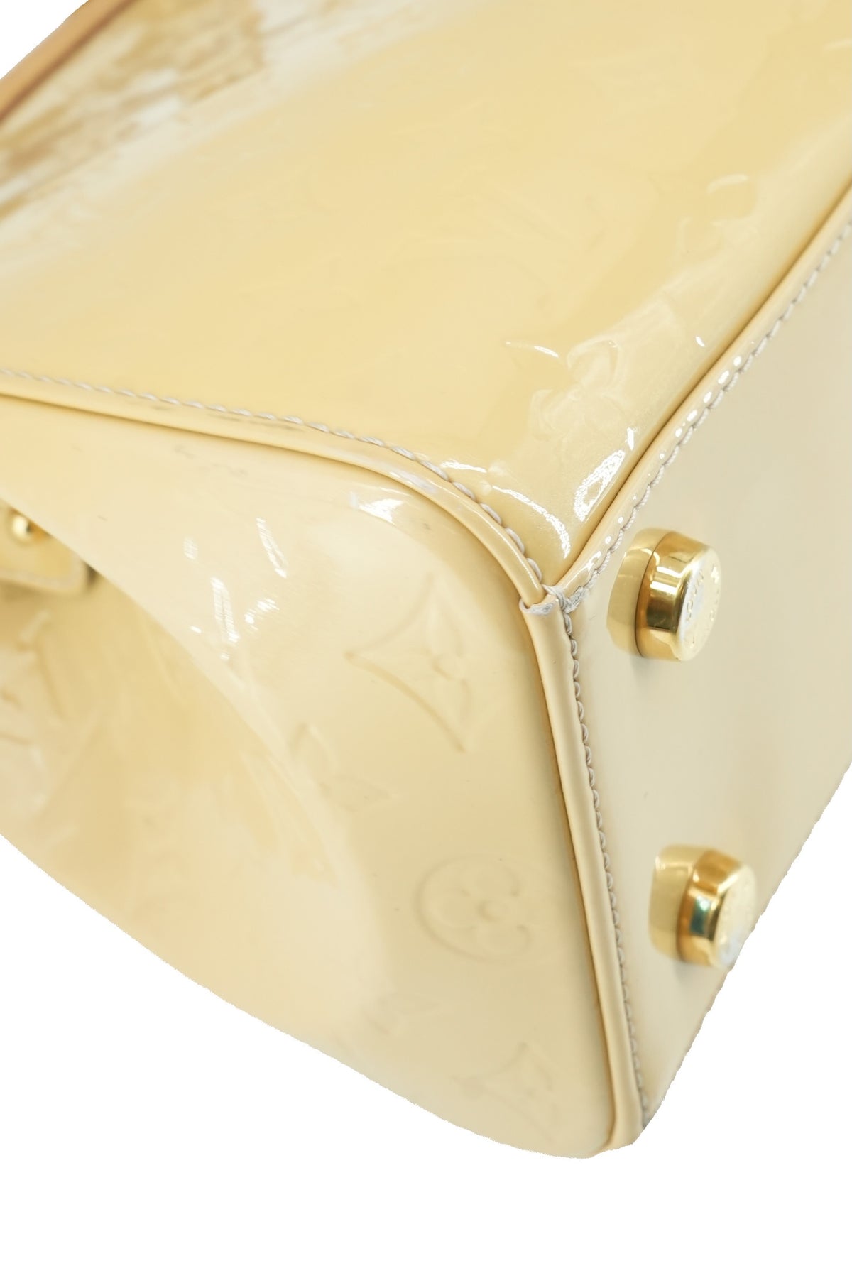 Louis Vuitton blanc corail Vernis Brea MM FL4153