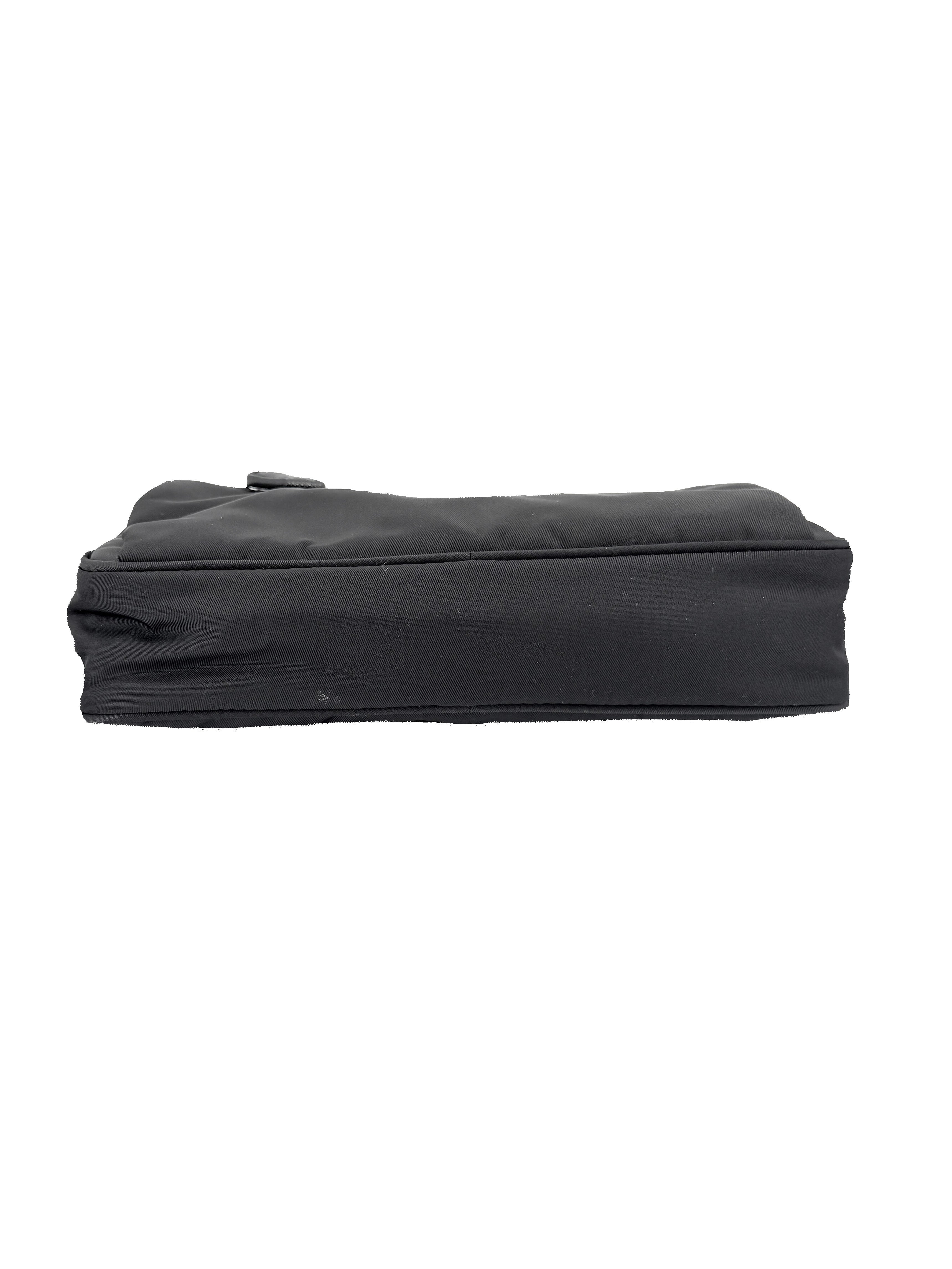 Prada black Re-nylon belt bag 158 C