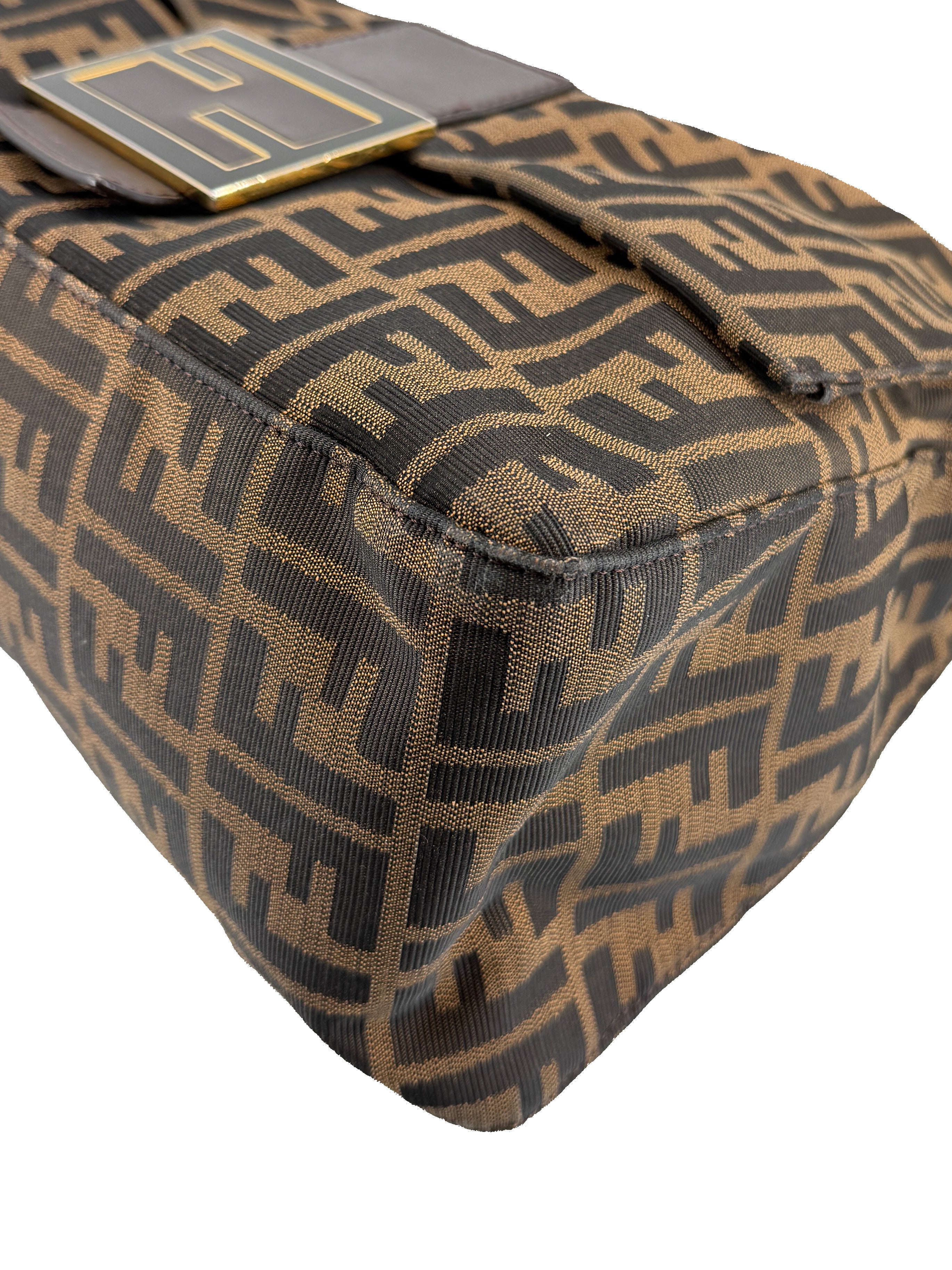 Fendi Zucchino brown Mama Forever shoulder bag 8BR638-G1E 138-2308