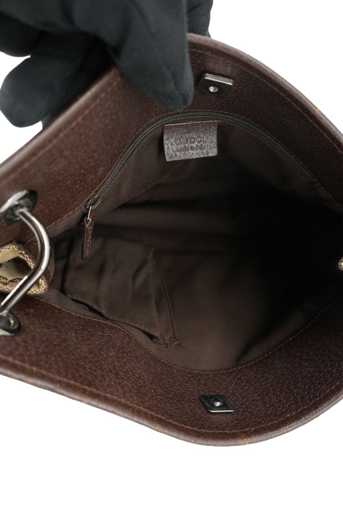 Gucci brown small Eclipse crossbody 120841 209047