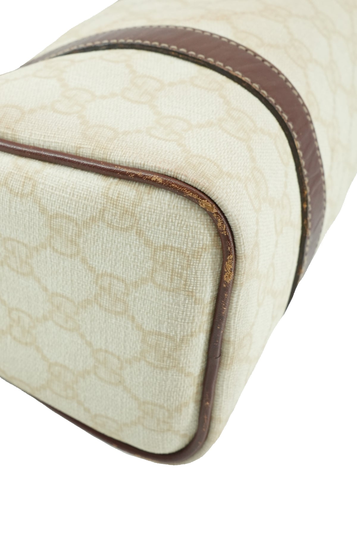 Gucci white GG boston bag 193604 000926