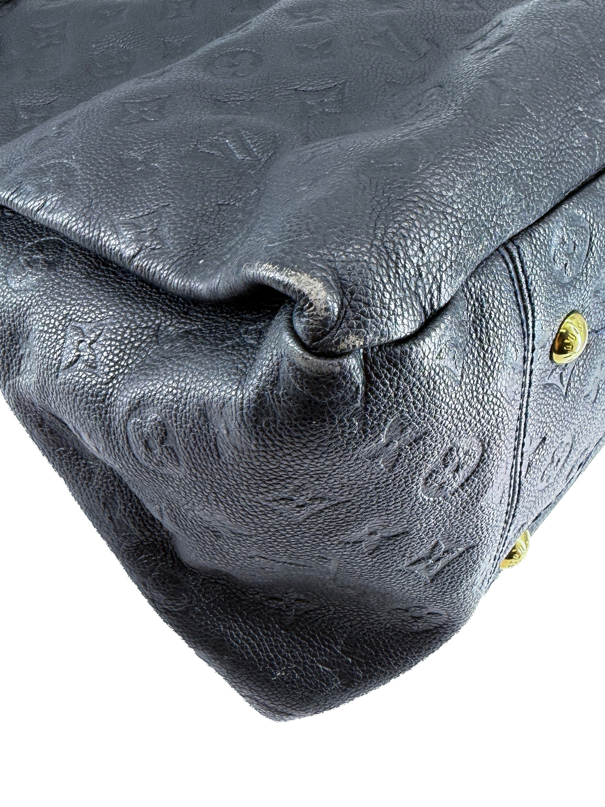 Louis Vuitton monogram dark navy empreinte Artsy MM CA1121