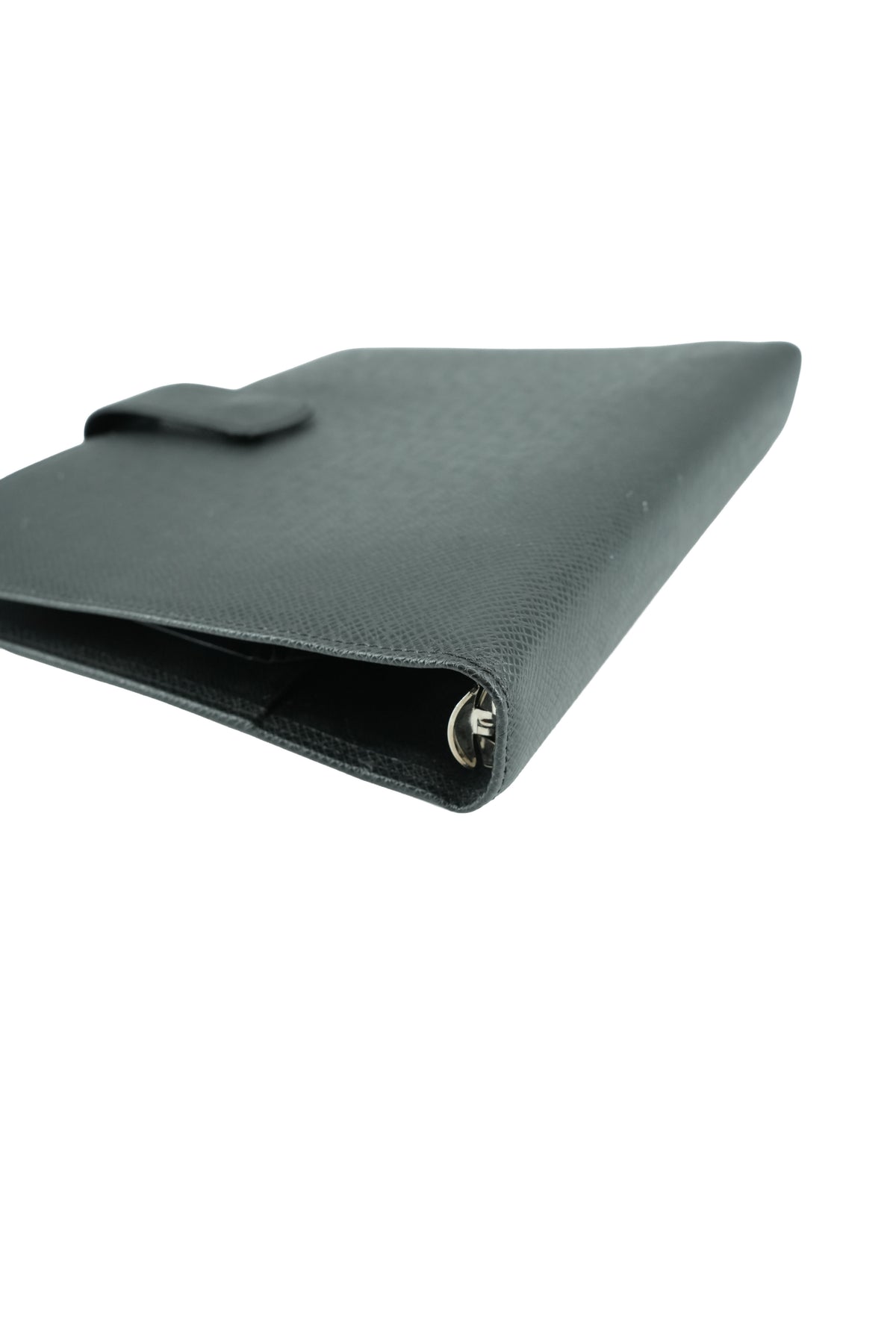 Louis Vuitton black Taiga leather agenda GM