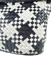 Bottega Veneta Intreciatto black/white drawstring bucket bag 10932062