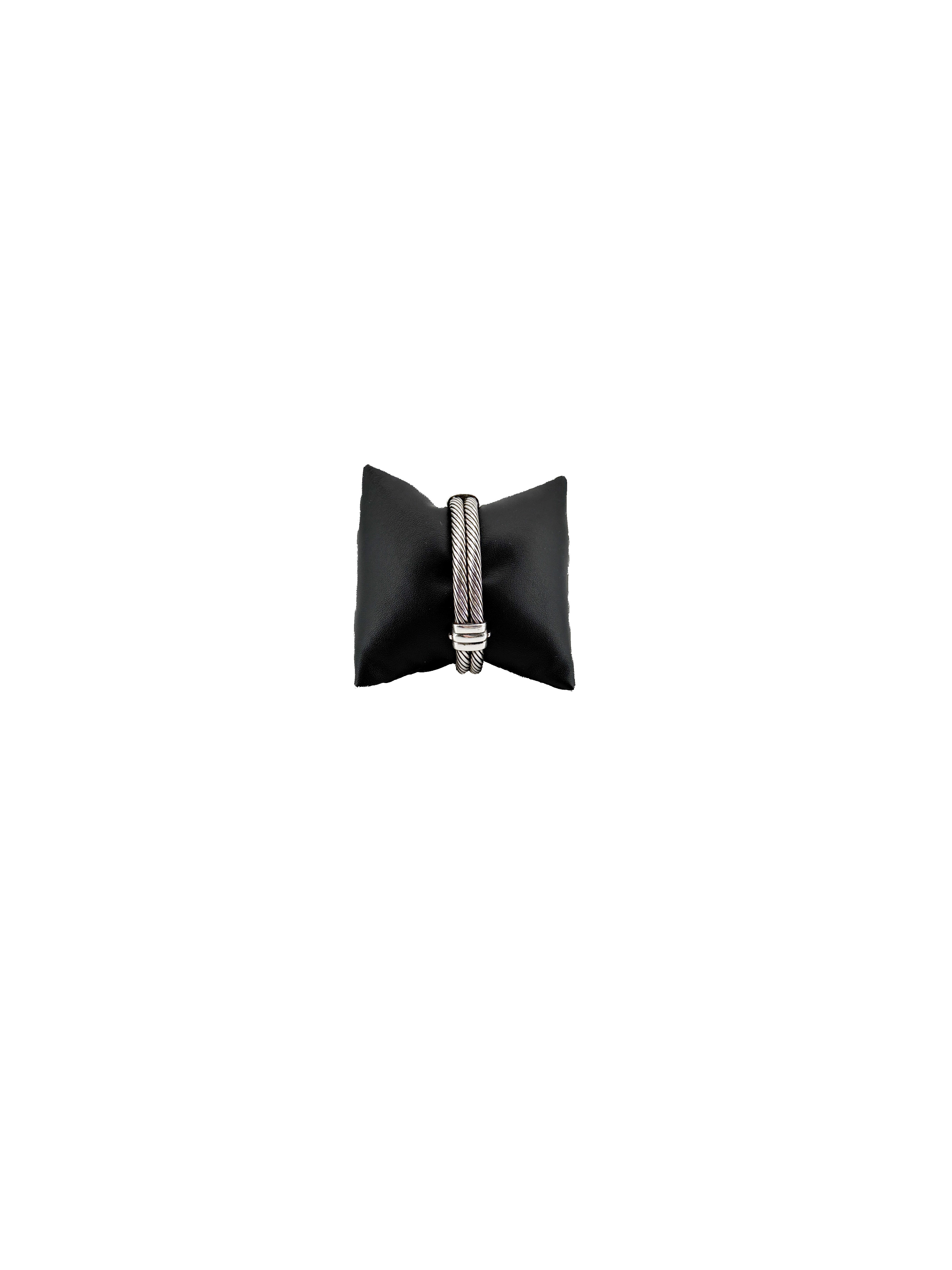 David Yurman cable classic sterling silver gold 18MM watch