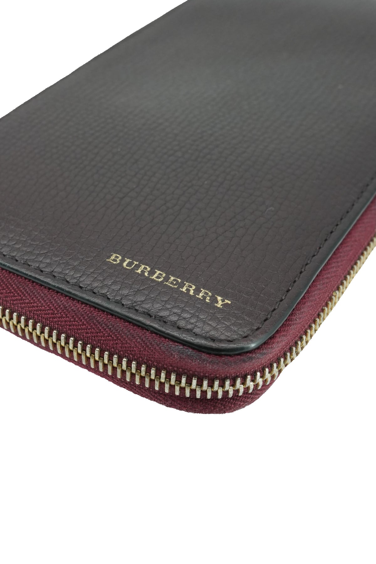 Burberry burgundy plaid organizer wallet MDTTSIC70CHI
