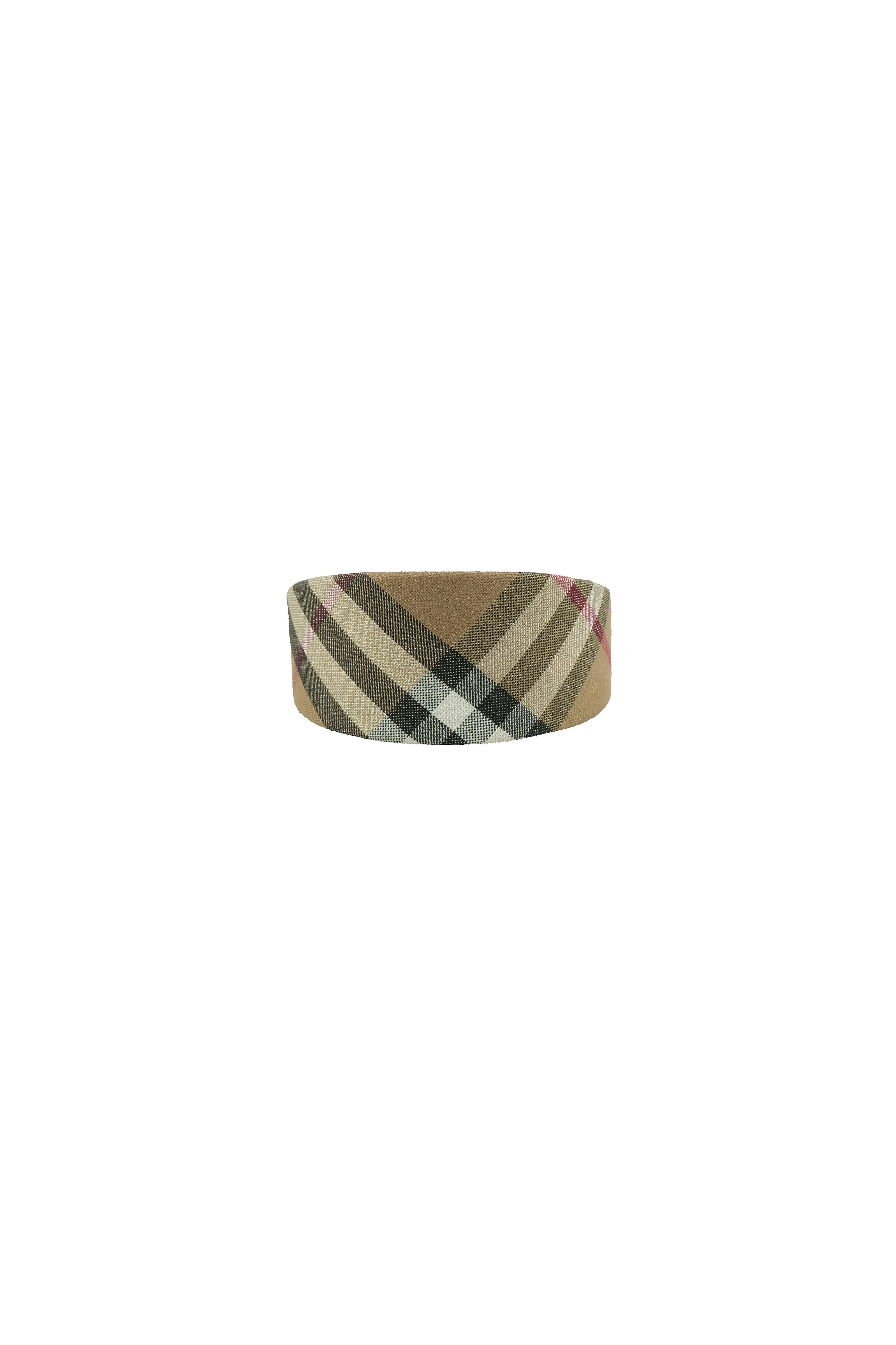 Burberry check wide headband