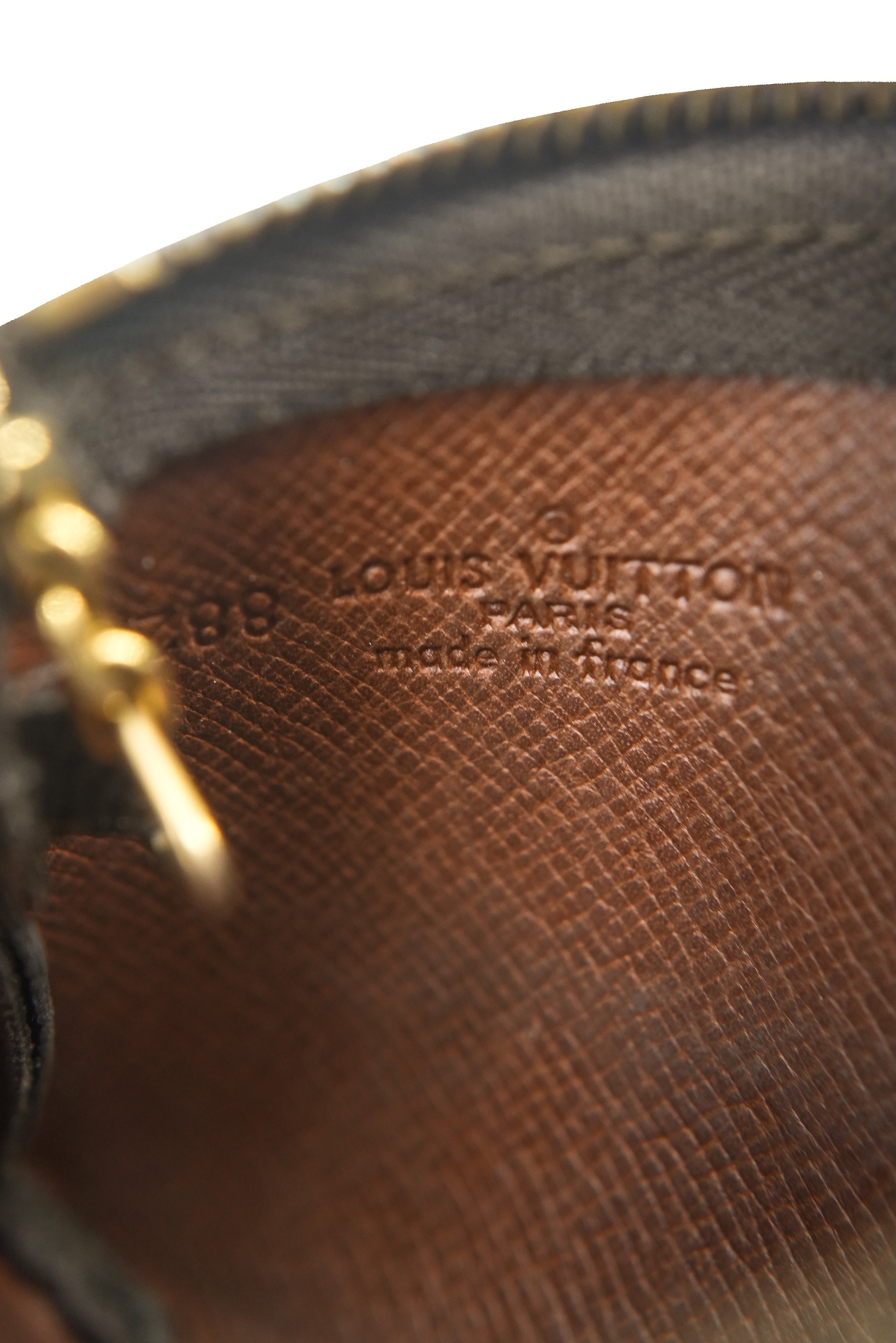 Louis Vuitton monogram key cles pouch 882ET