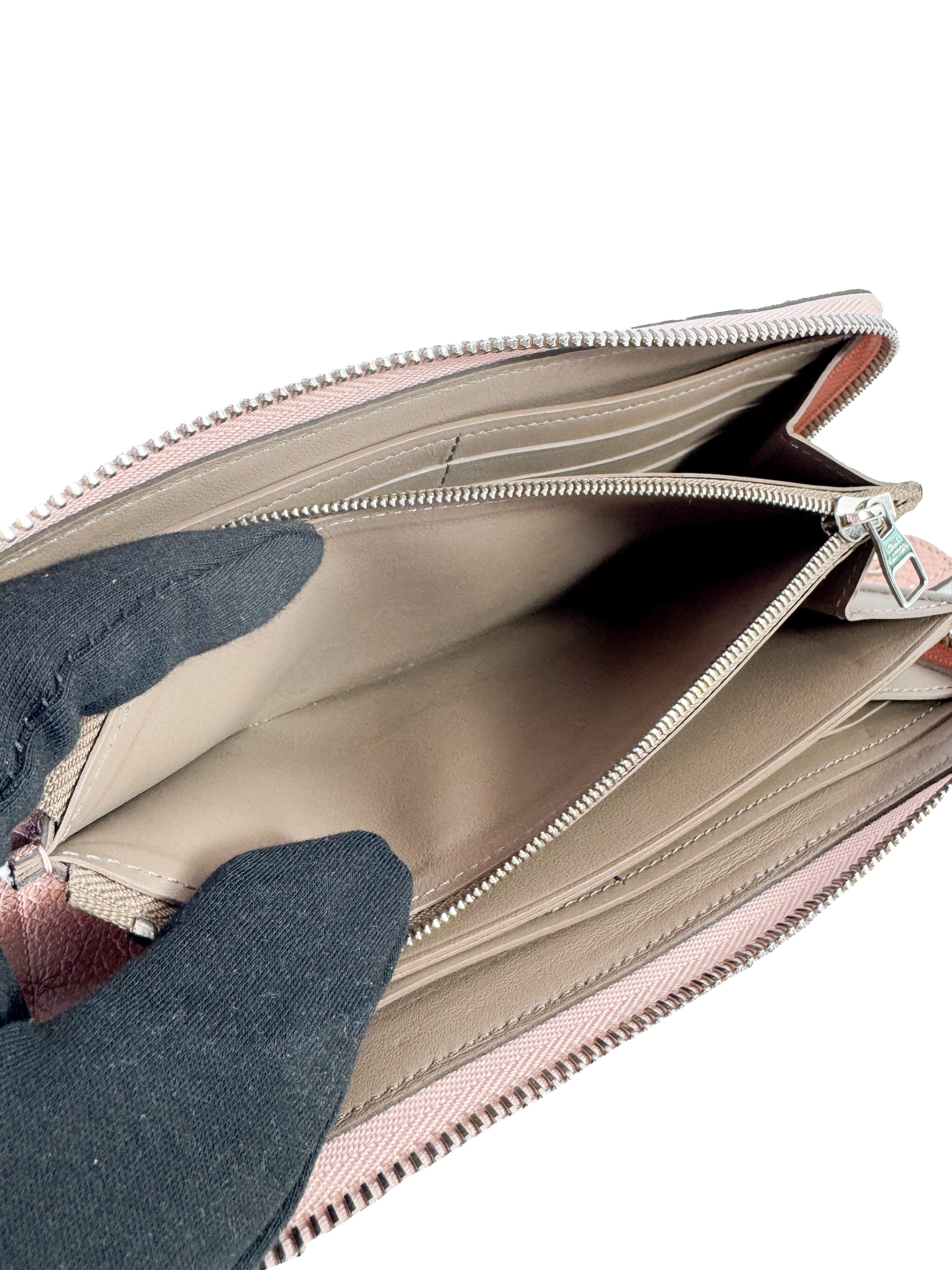 Louis Vuitton Portefeuille Comet Tresor wallet pink/taupe MI1159