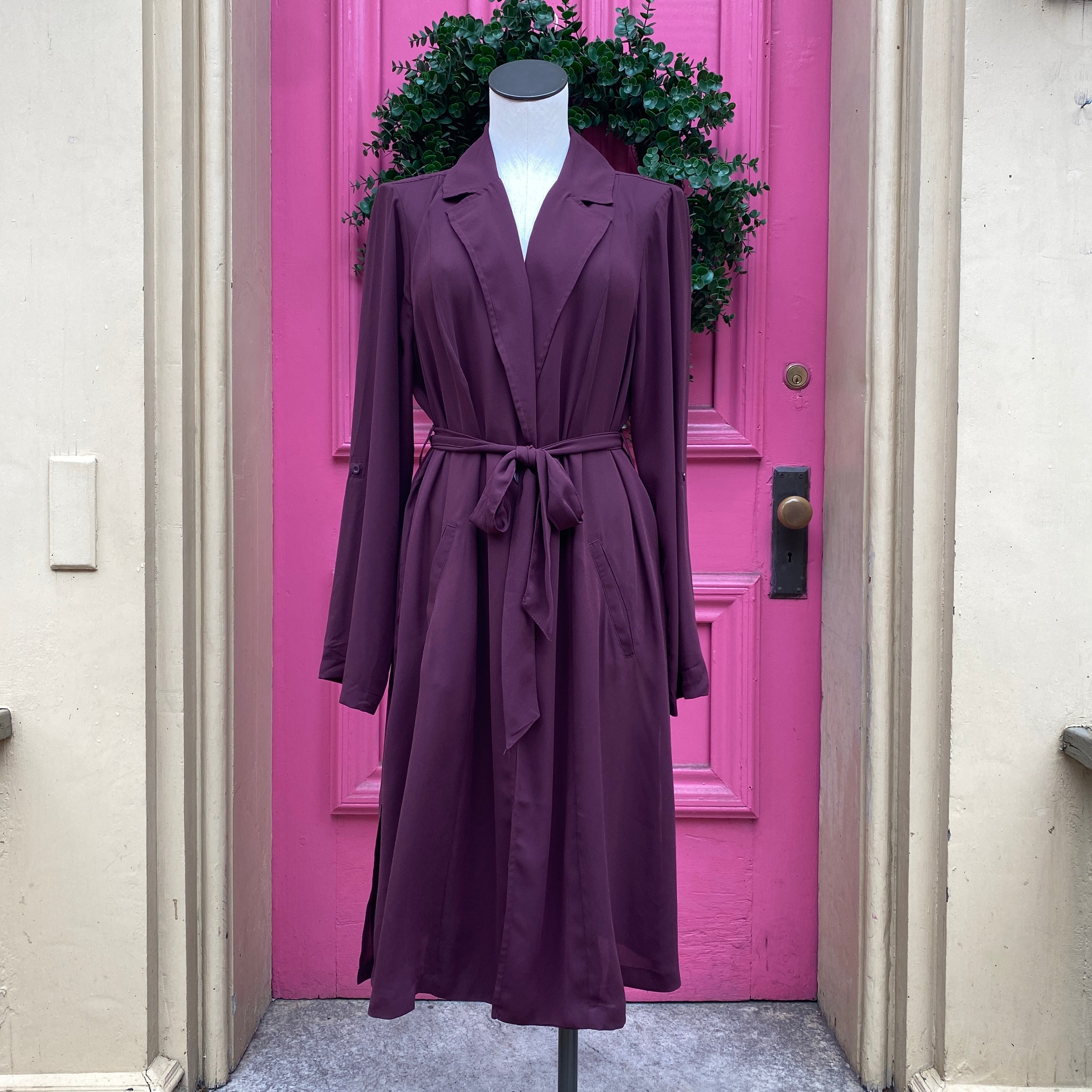 Torrid burgundy sheer cardigan jacket size L NWT