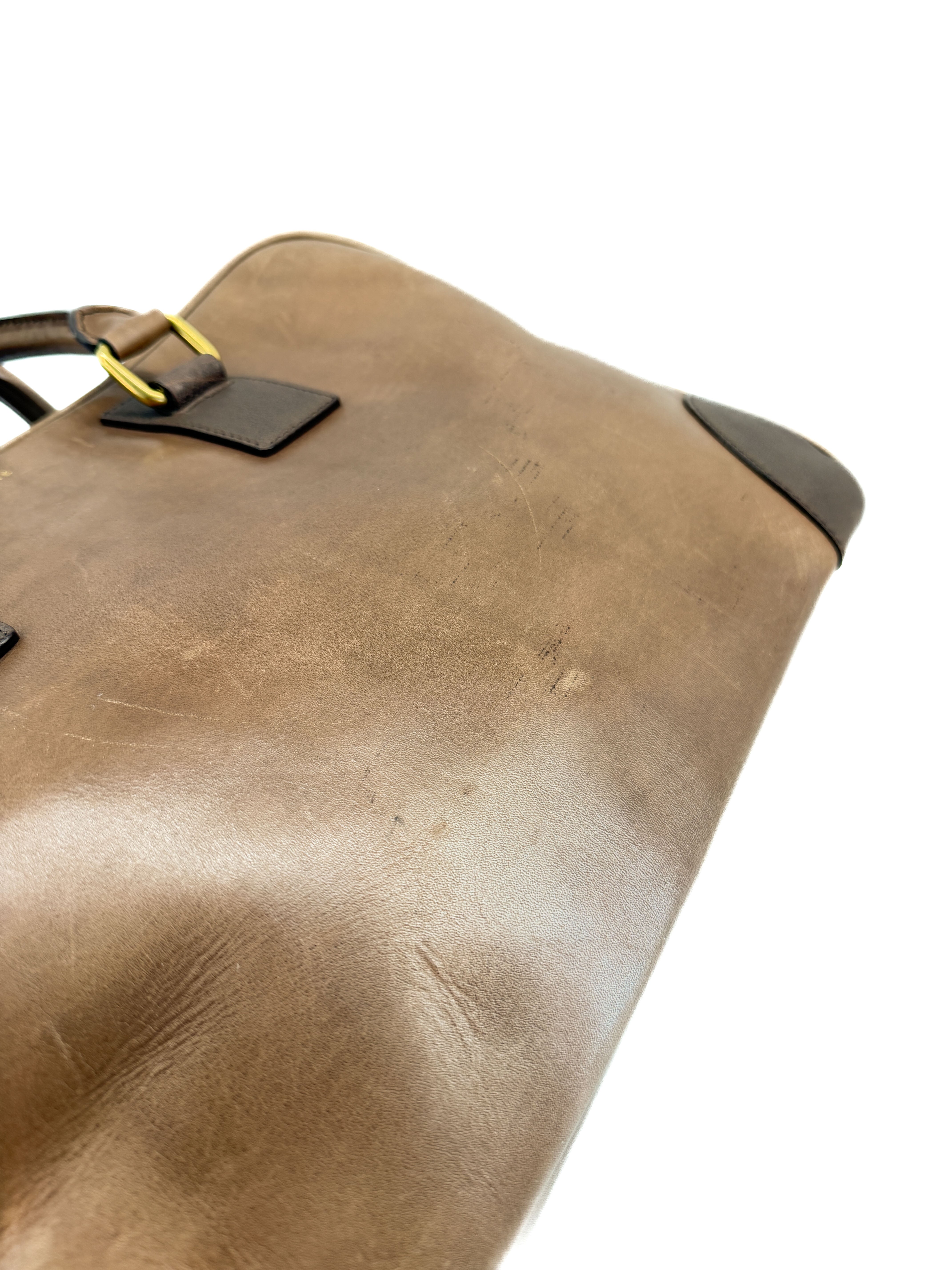 Celine two tone brown leather bag WPA0140