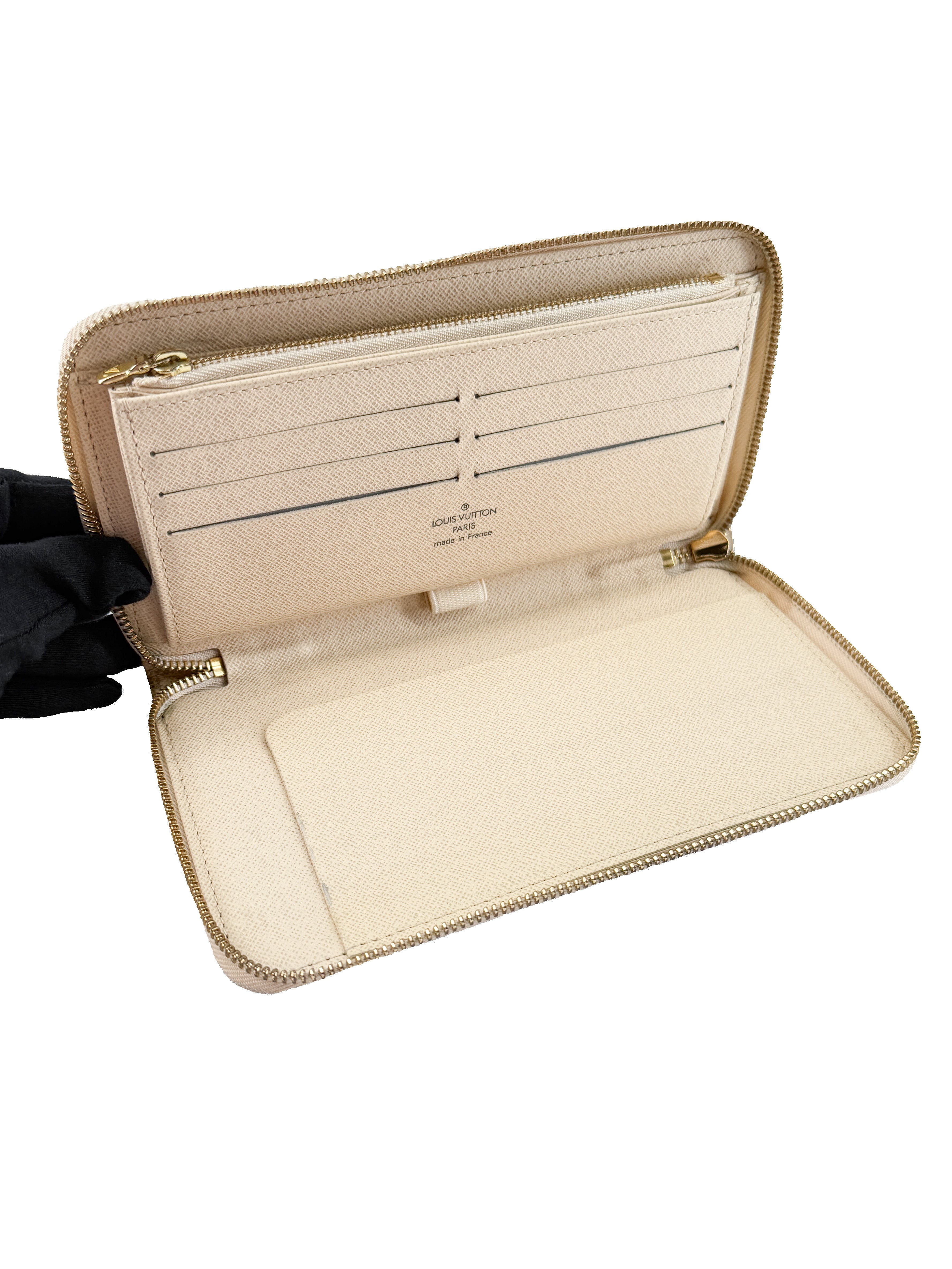 Louis Vuitton damier azur zippy organizer wallet VI2037