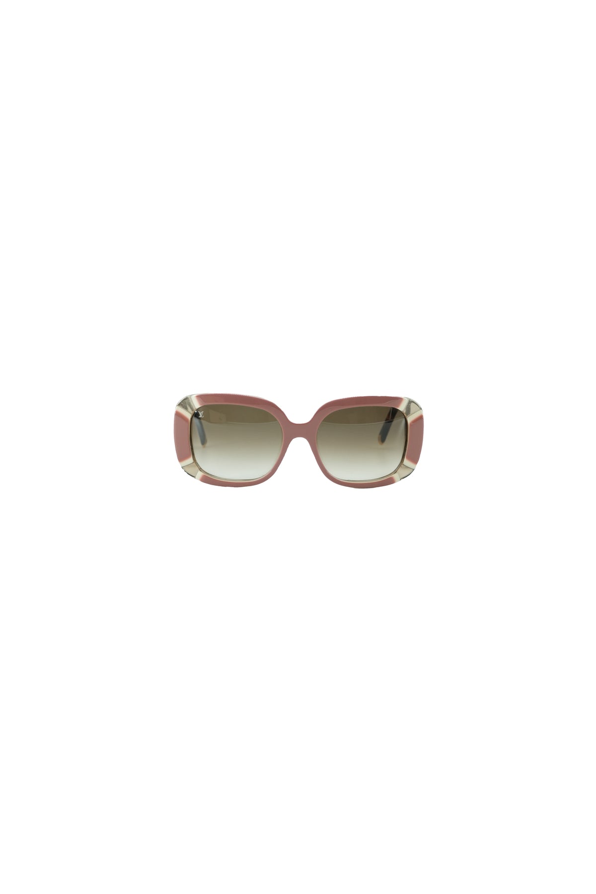 Louis Vuitton pink, brown Havana sunglasses Z0517W