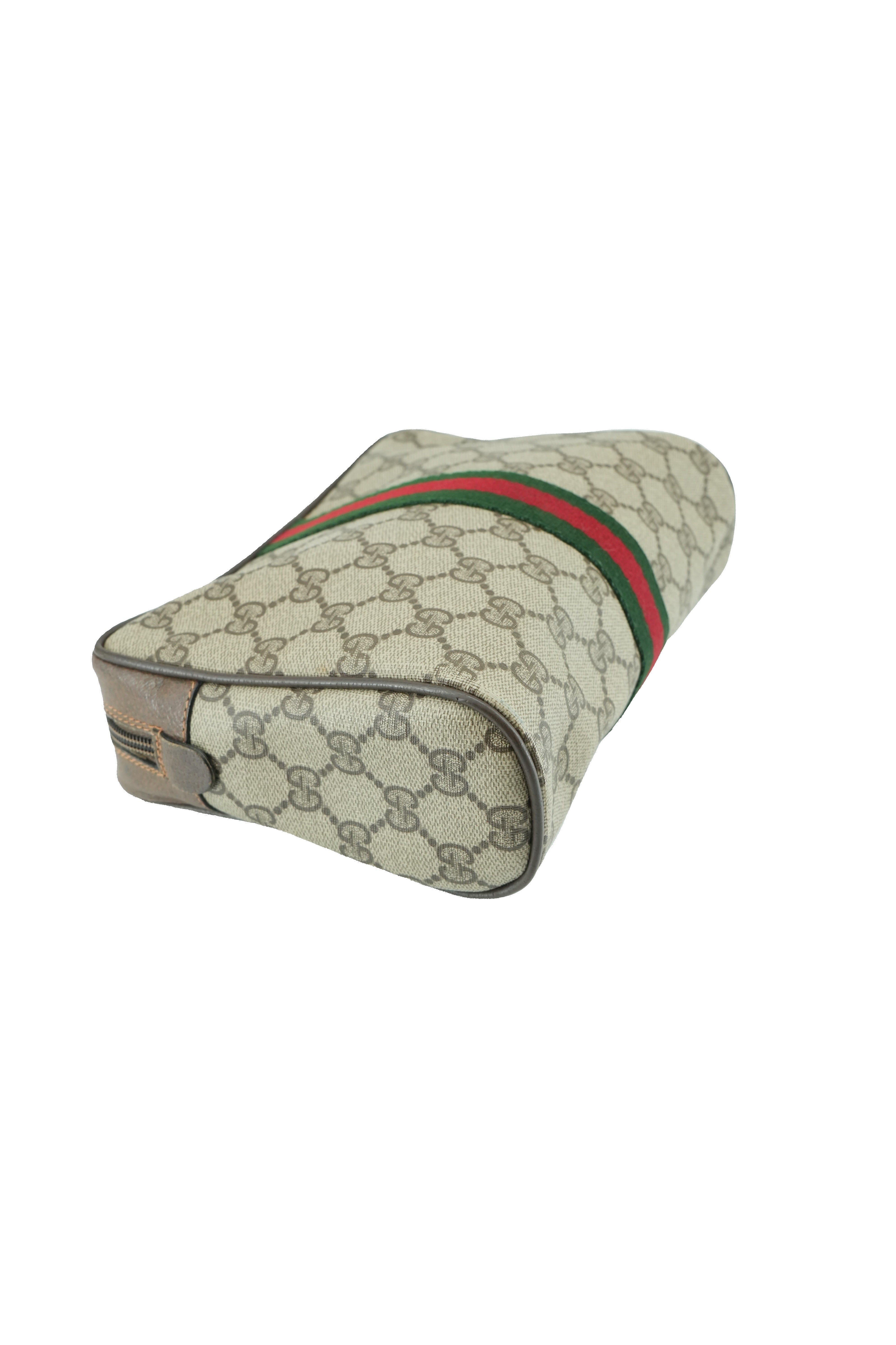 Gucci GG signature vintage Sherry line pouch 89-01-012