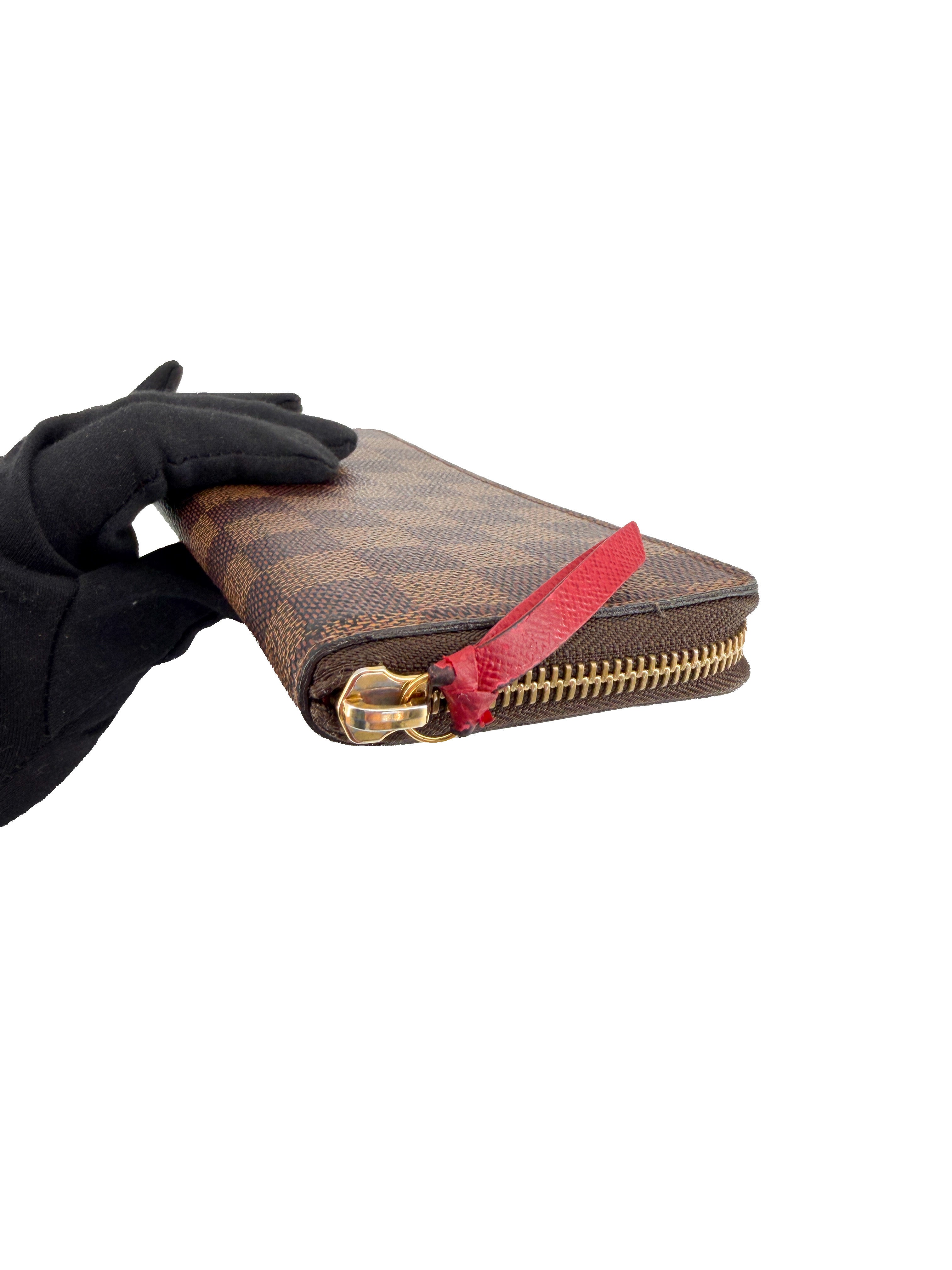 Louis Vuitton damier ebene Clemence wallet SF0281