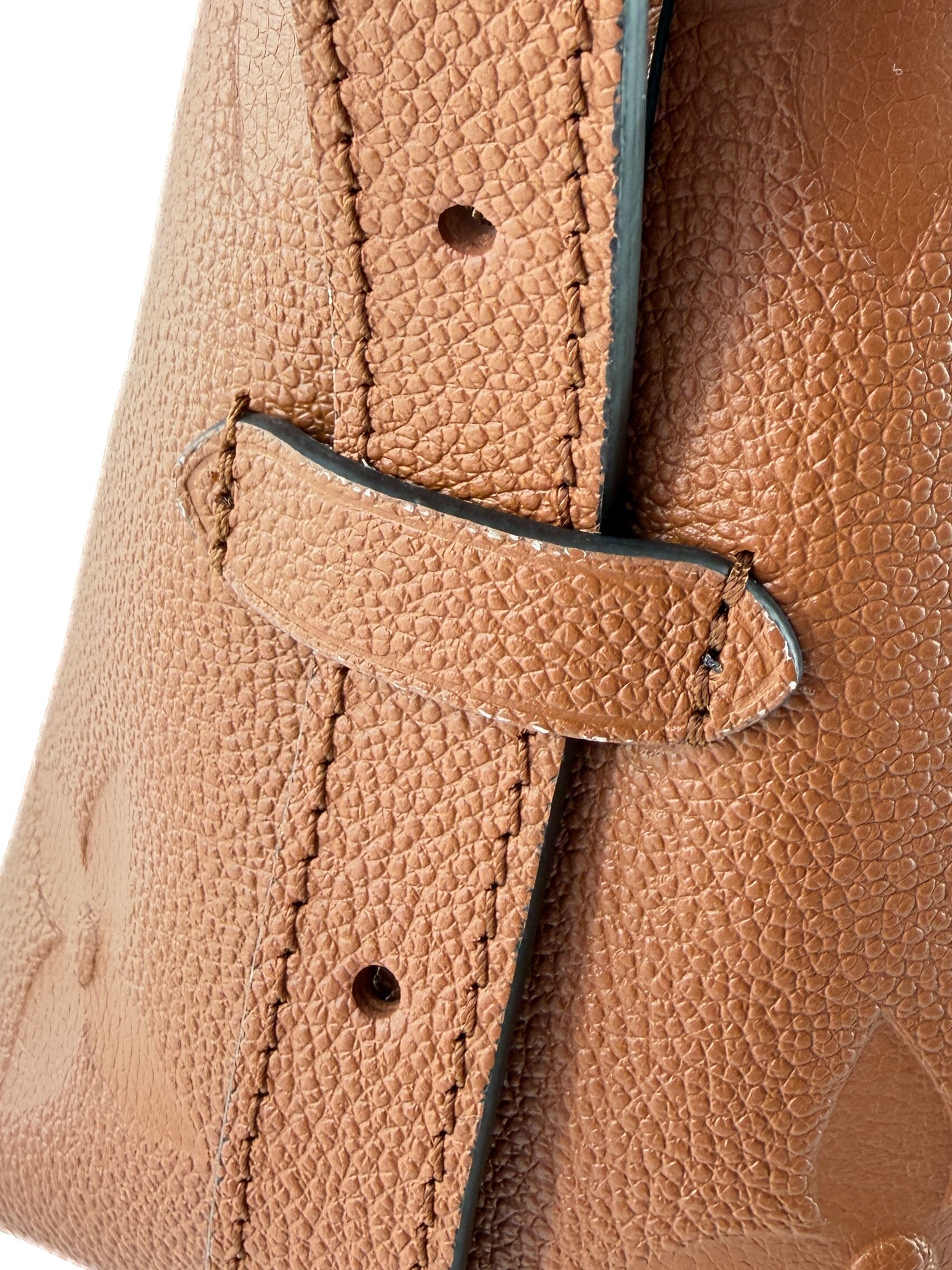 Louis Vuitton monogram empriente CarryAll PM cognac NFC