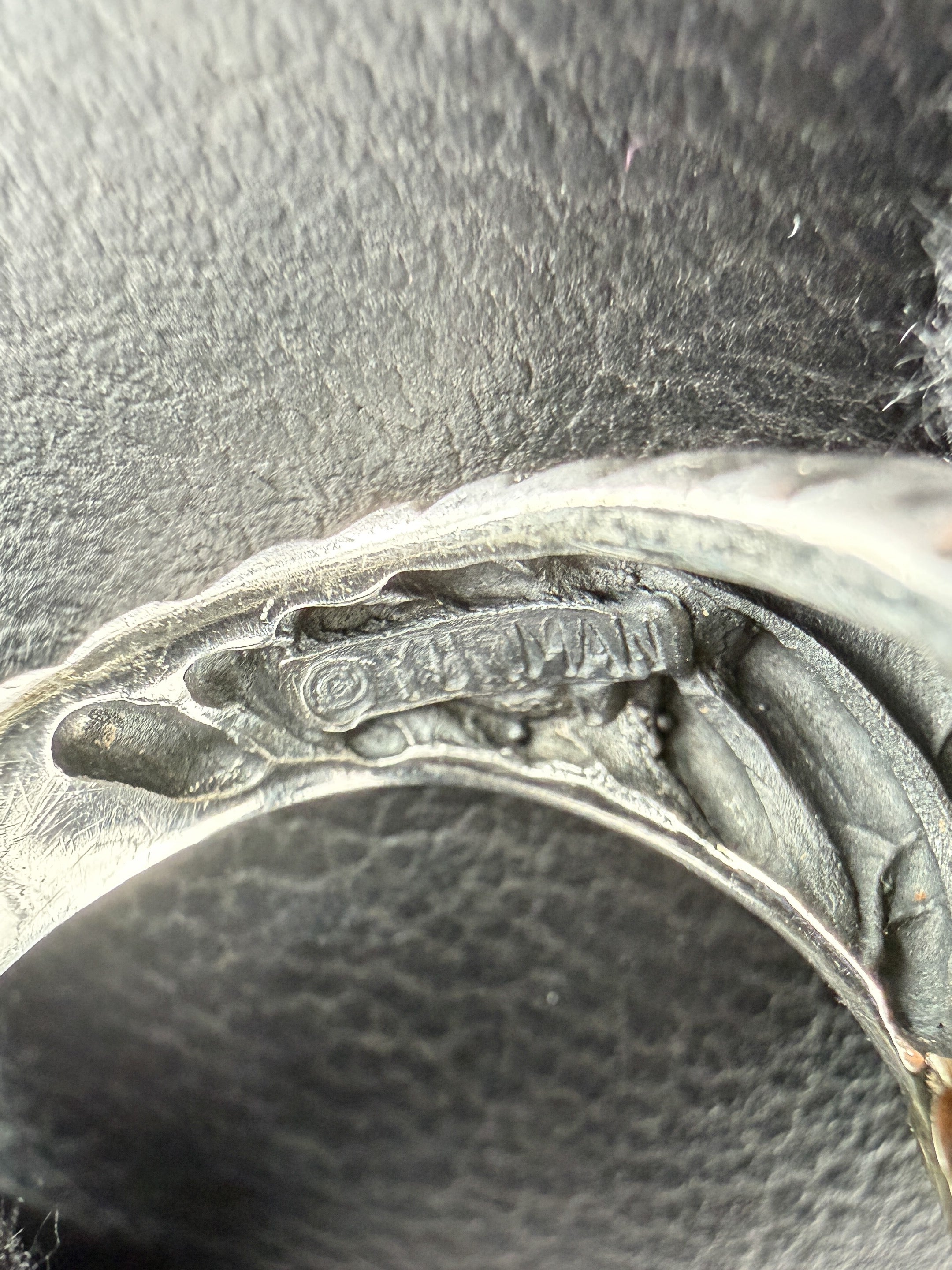 David Yurman sterling silver 18k yellow gold Iolite ring