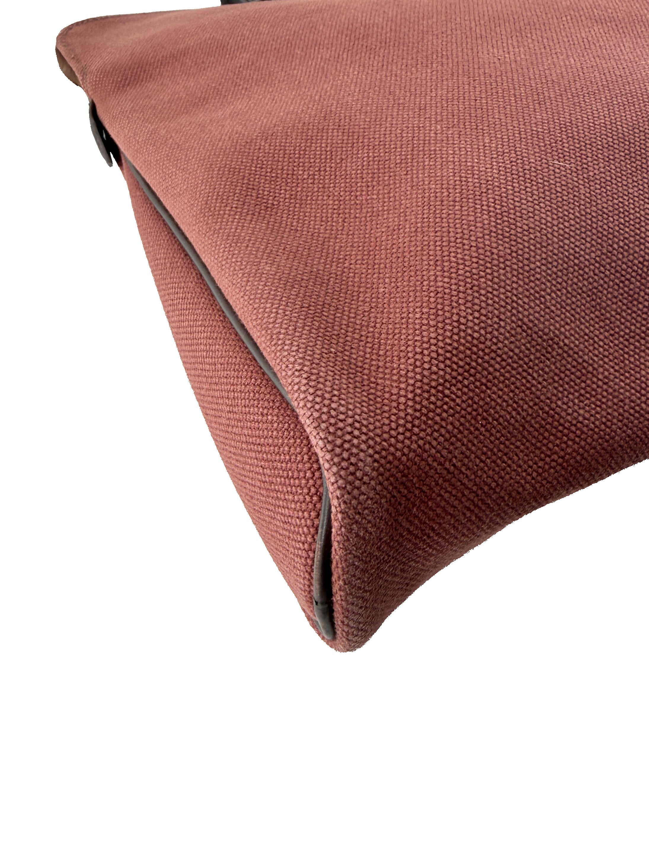 Hermès Heeboo red canvas tote