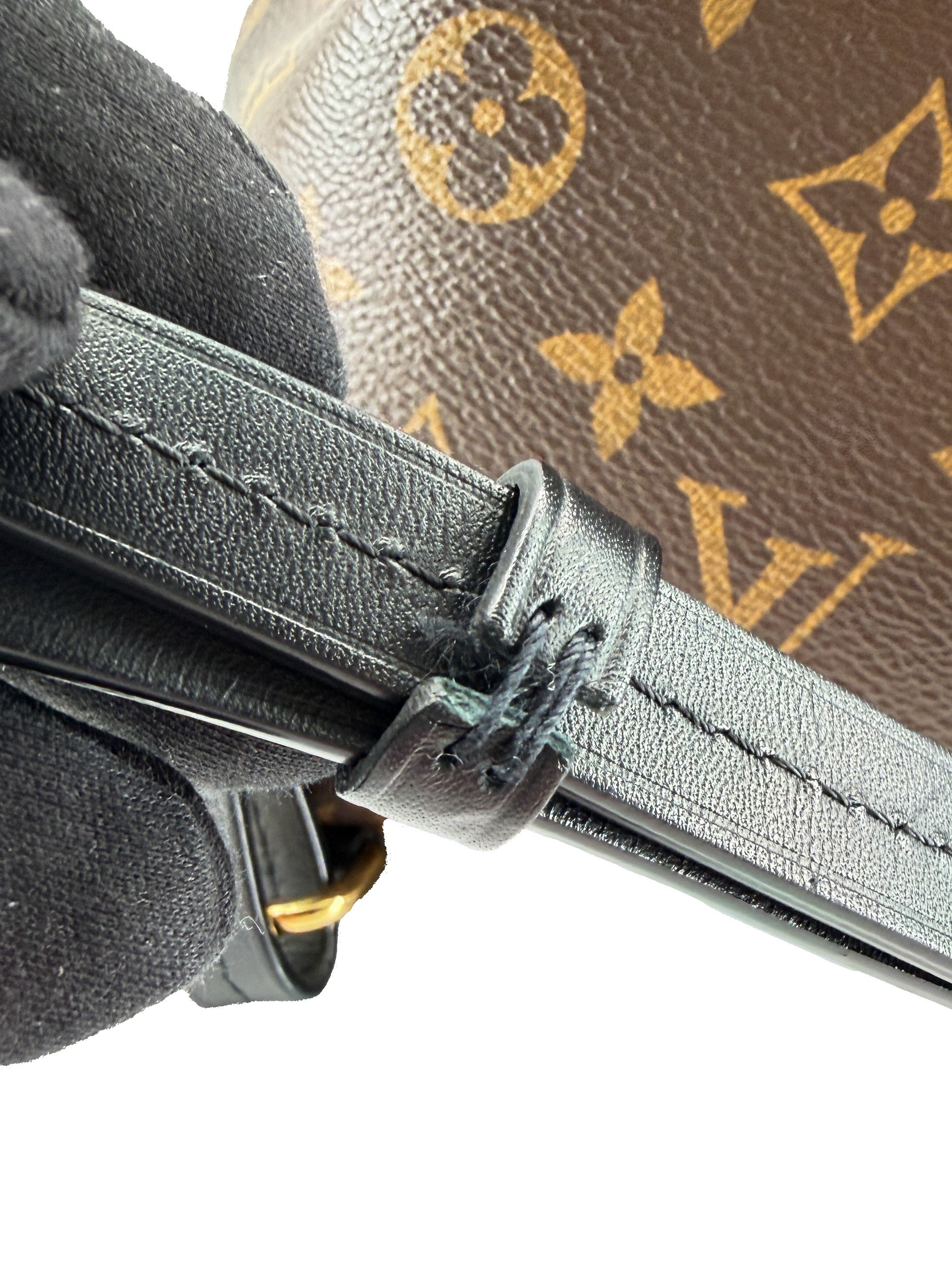 Louis Vuitton monogram black Montsouris PM NM NFC
