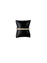 John Hardy sterling silver 18 gold dot Icon bracelet