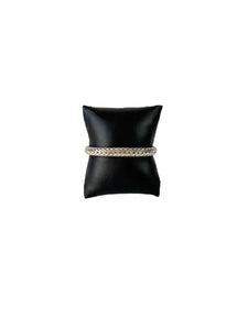 John Hardy sterling silver 18 gold dot Icon bracelet
